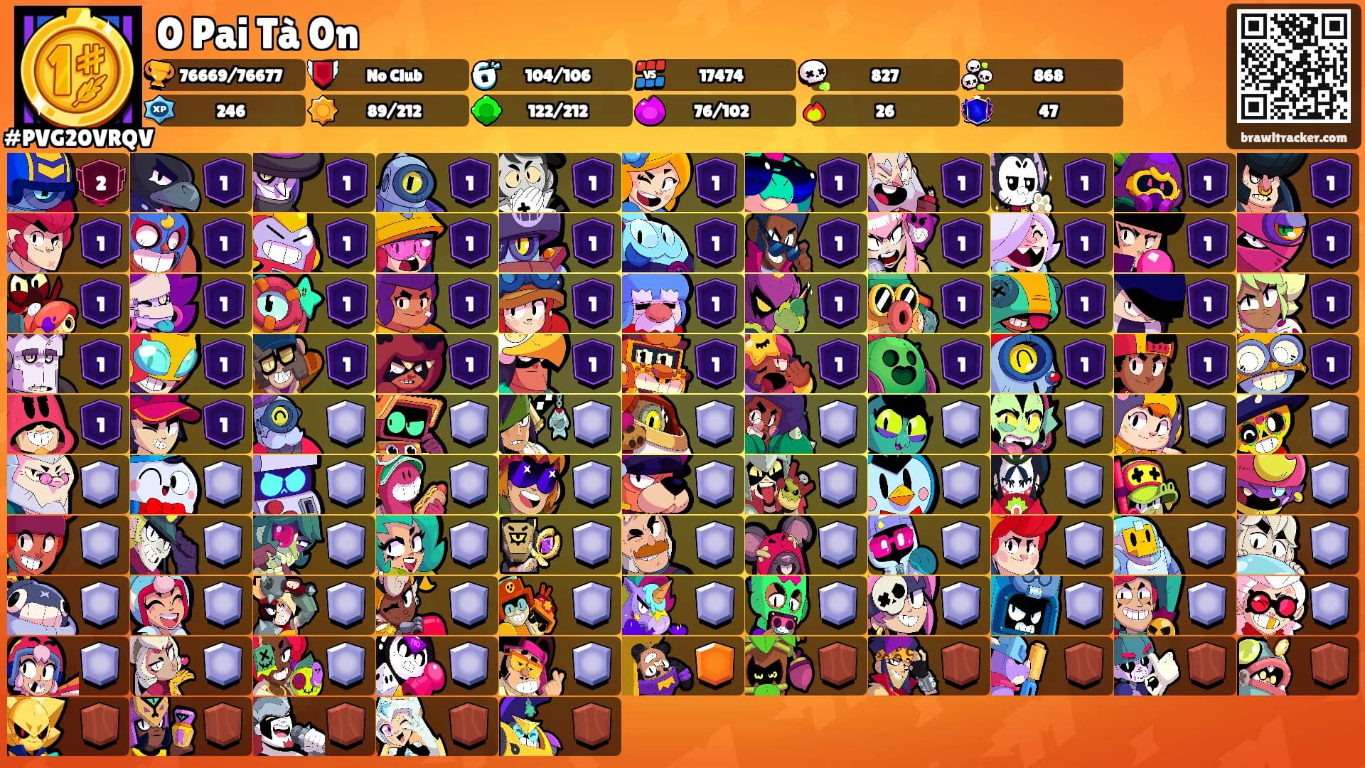 0 Pai Tà 0n's Ranks