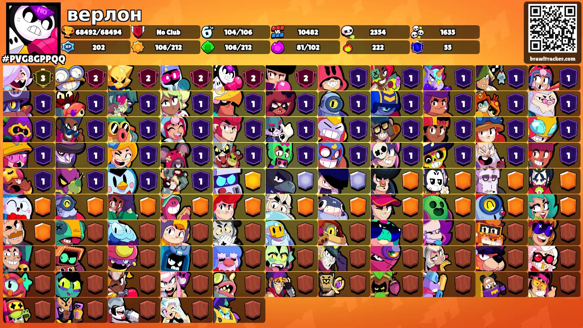 верлон's Ranks