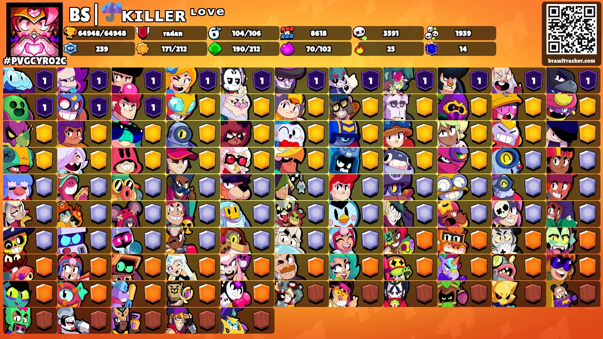 BS|☔ᴋɪʟʟᴇʀ ᶫᵒᵛᵉ's Ranks