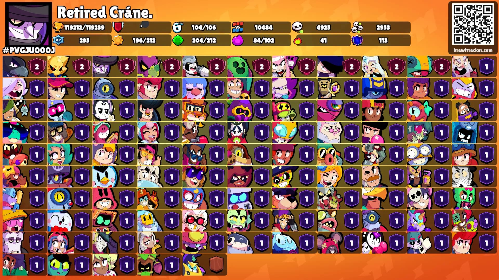 Retired Cráne.'s Ranks