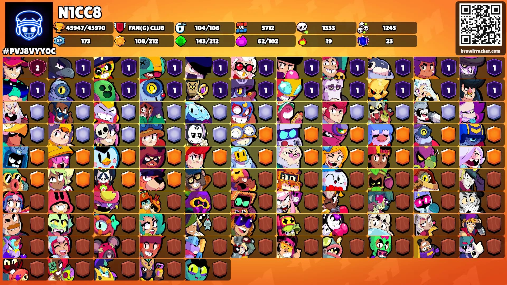 N1CC8's Ranks