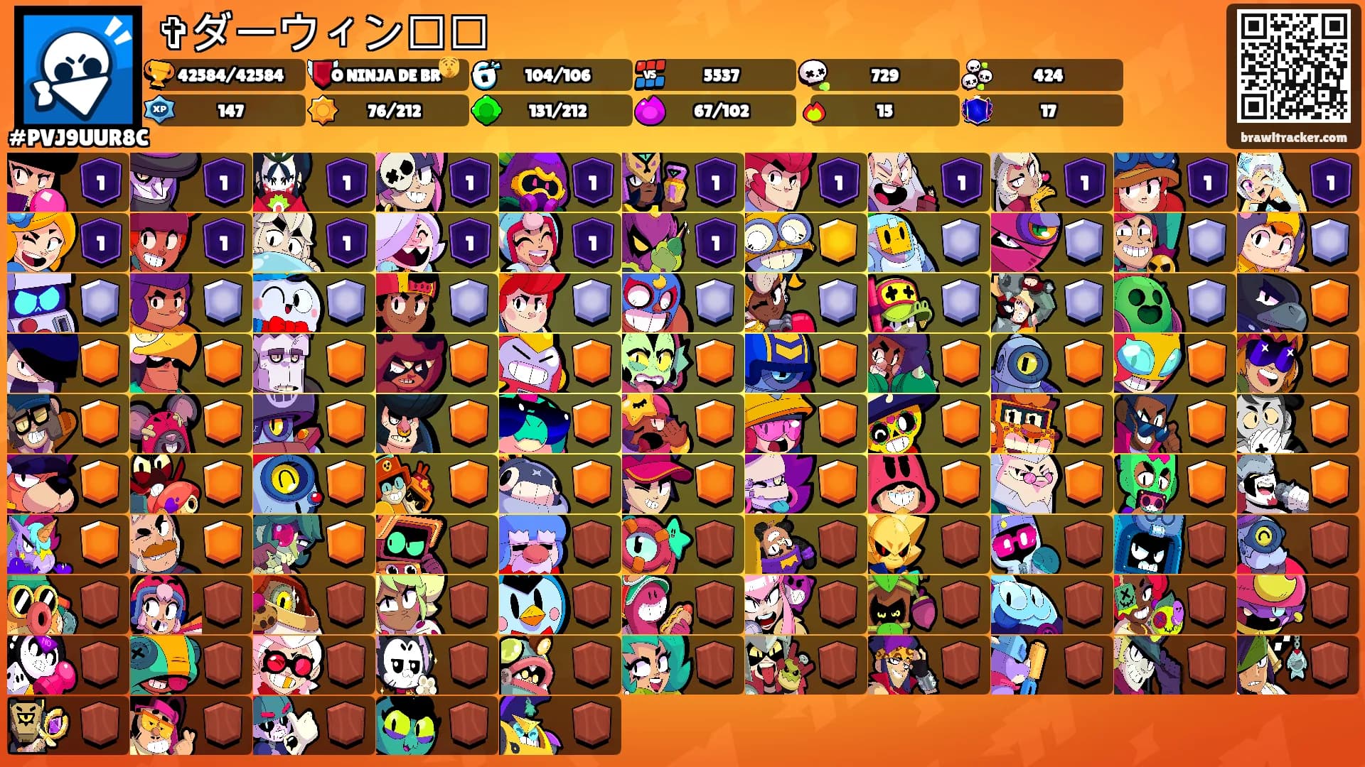 ✞ダーウィン⛧⸸'s Ranks