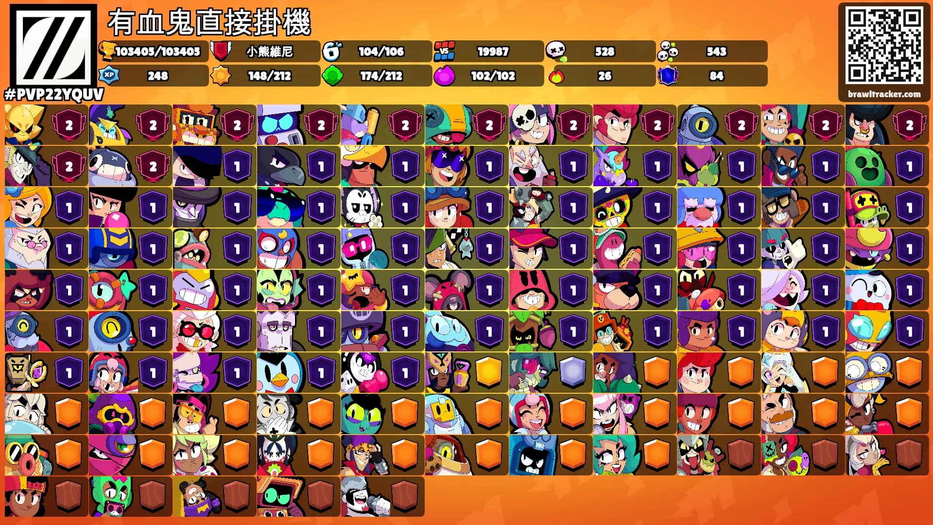 有血鬼直接掛機's Ranks