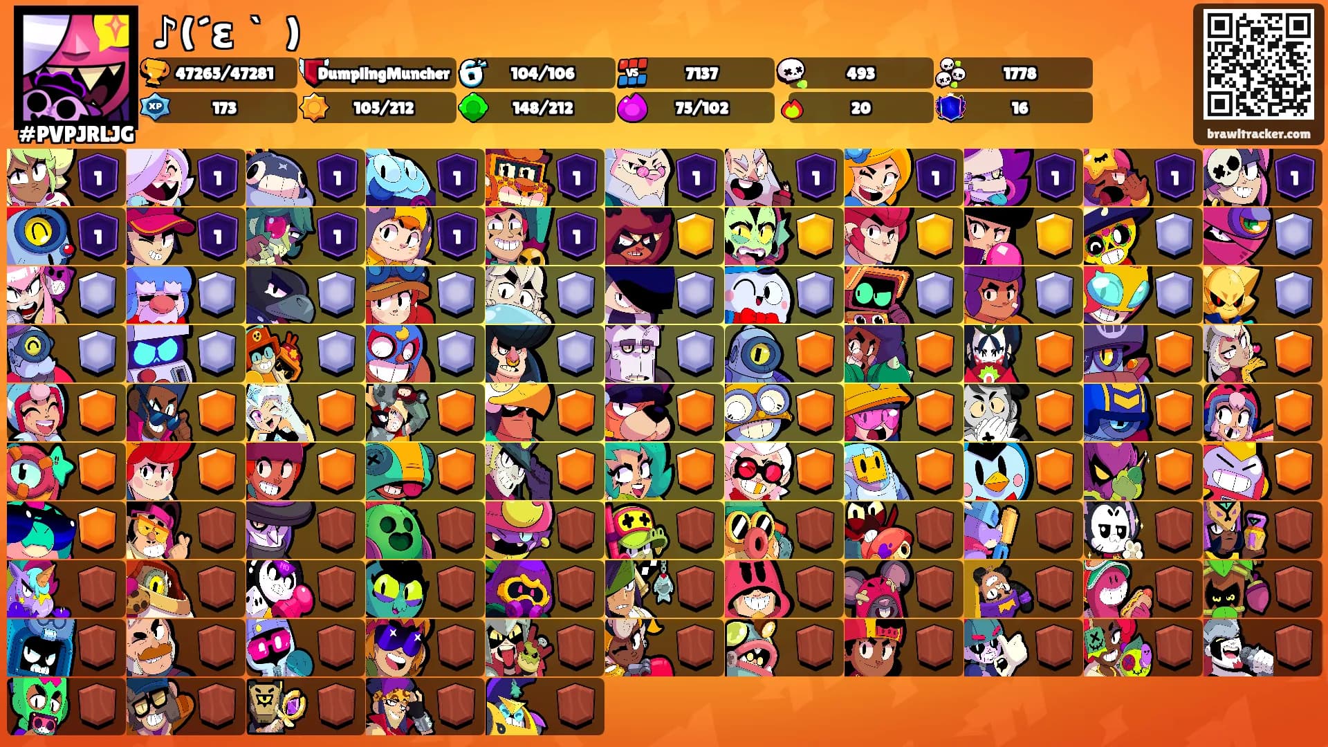 ♪(´ε｀ )'s Ranks