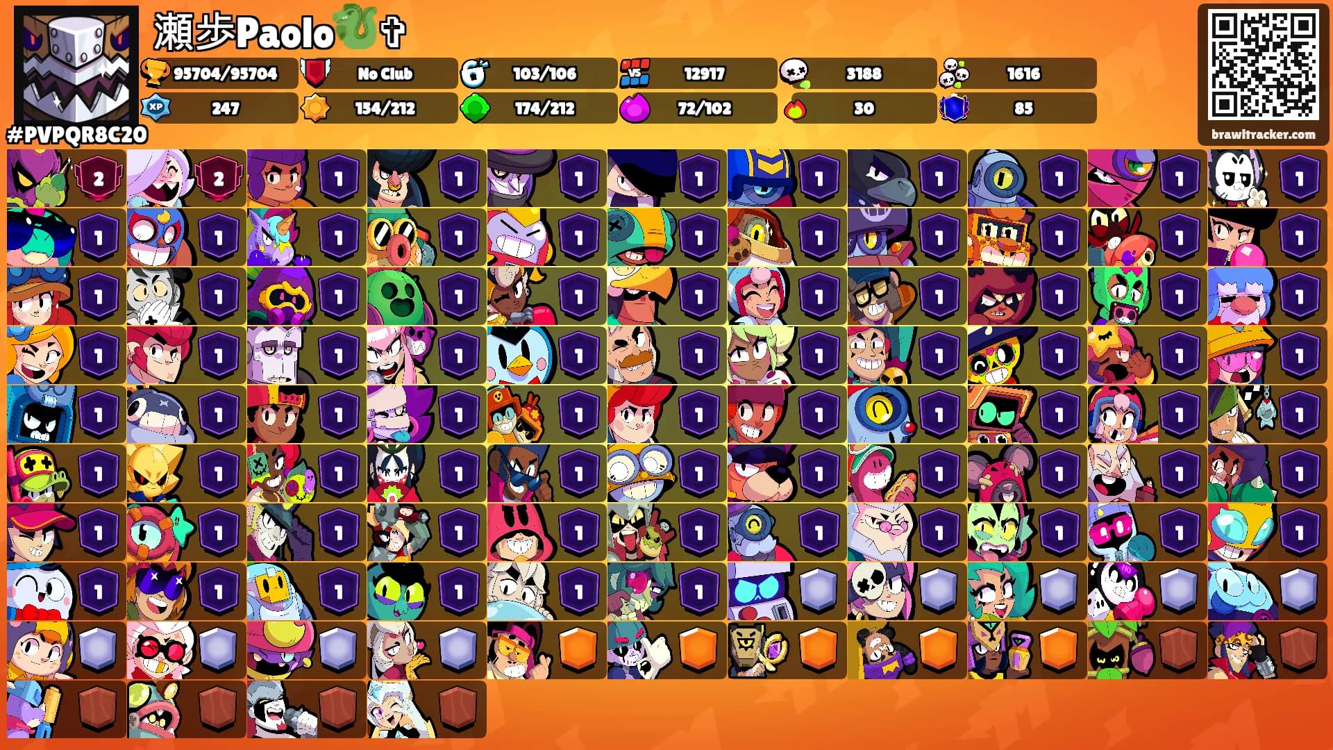瀬歩Paolo🐉✞'s Ranks