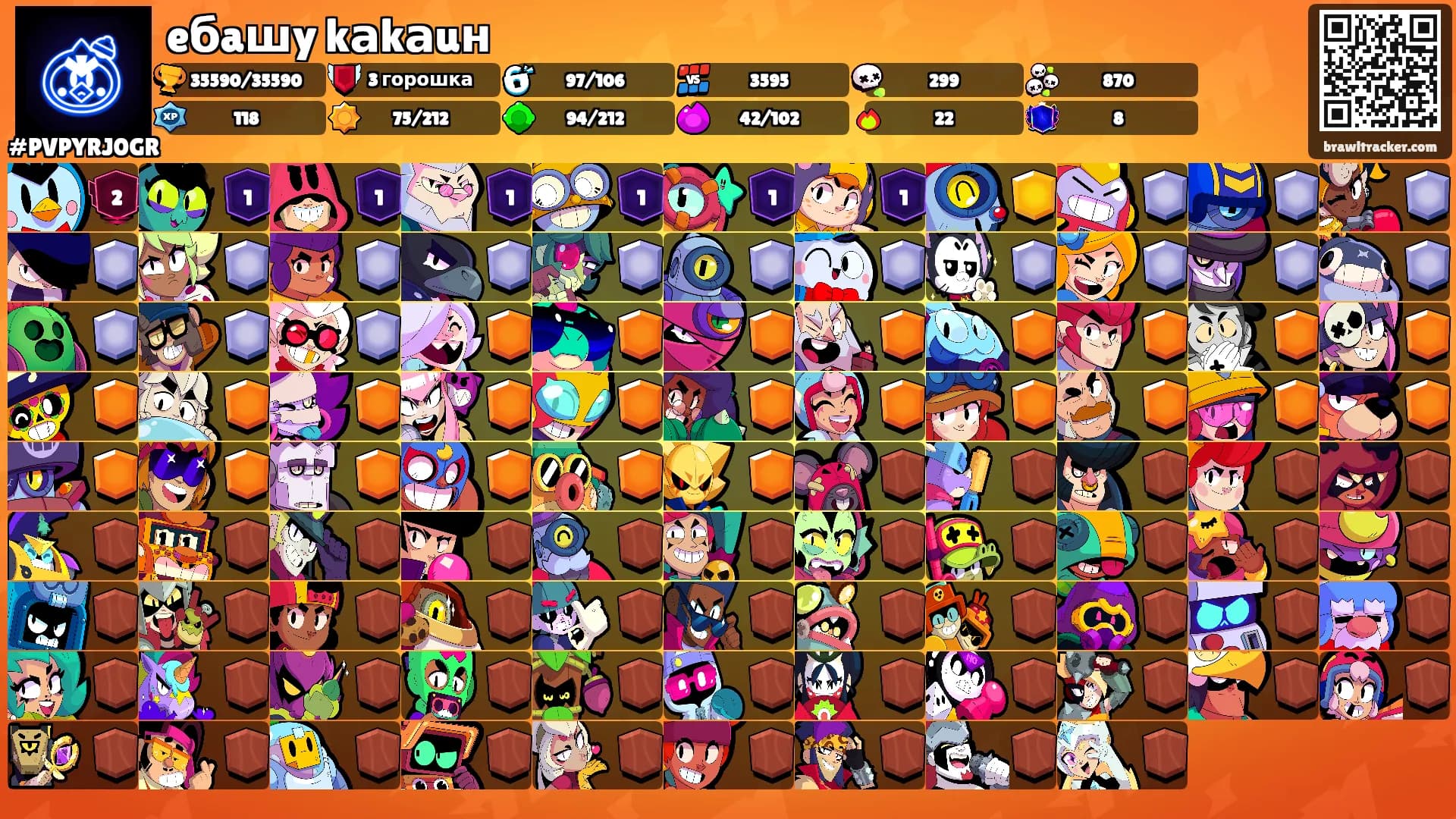 eбaшy kаkаuн's Ranks