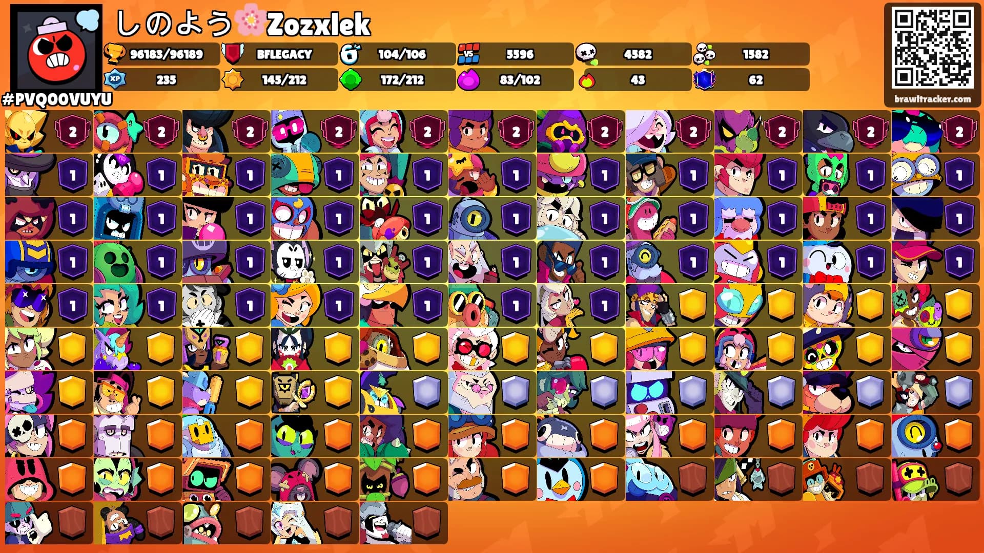 しのよう🌸Zozxlek's Ranks