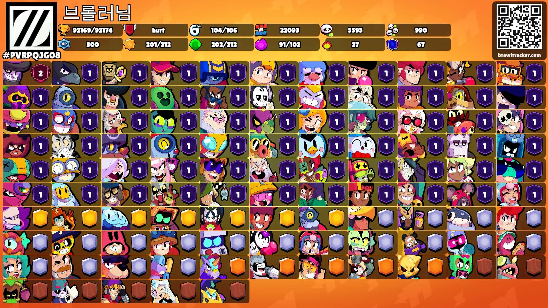 브롤러님's Ranks