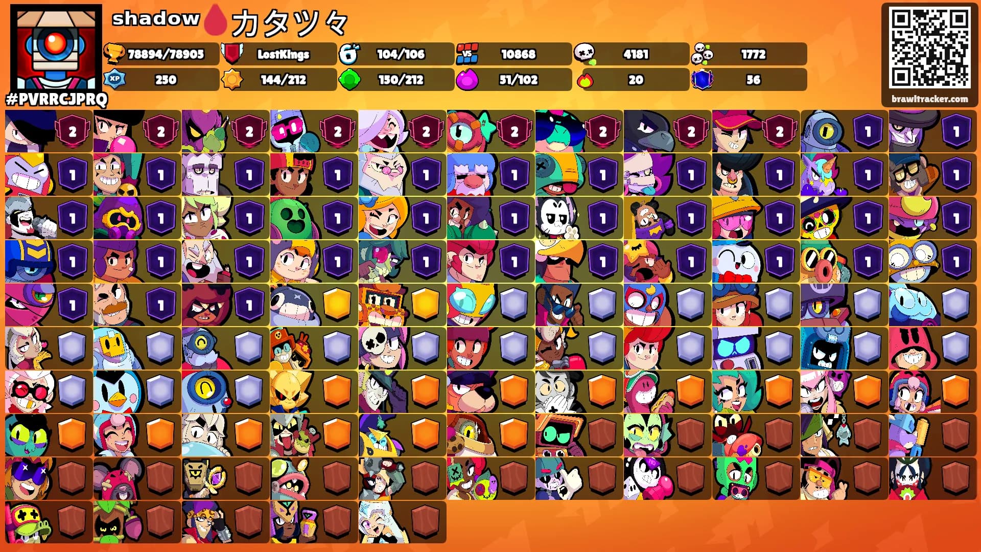 ˢʰᵃᵈᵒʷ🩸カタツ々's Ranks
