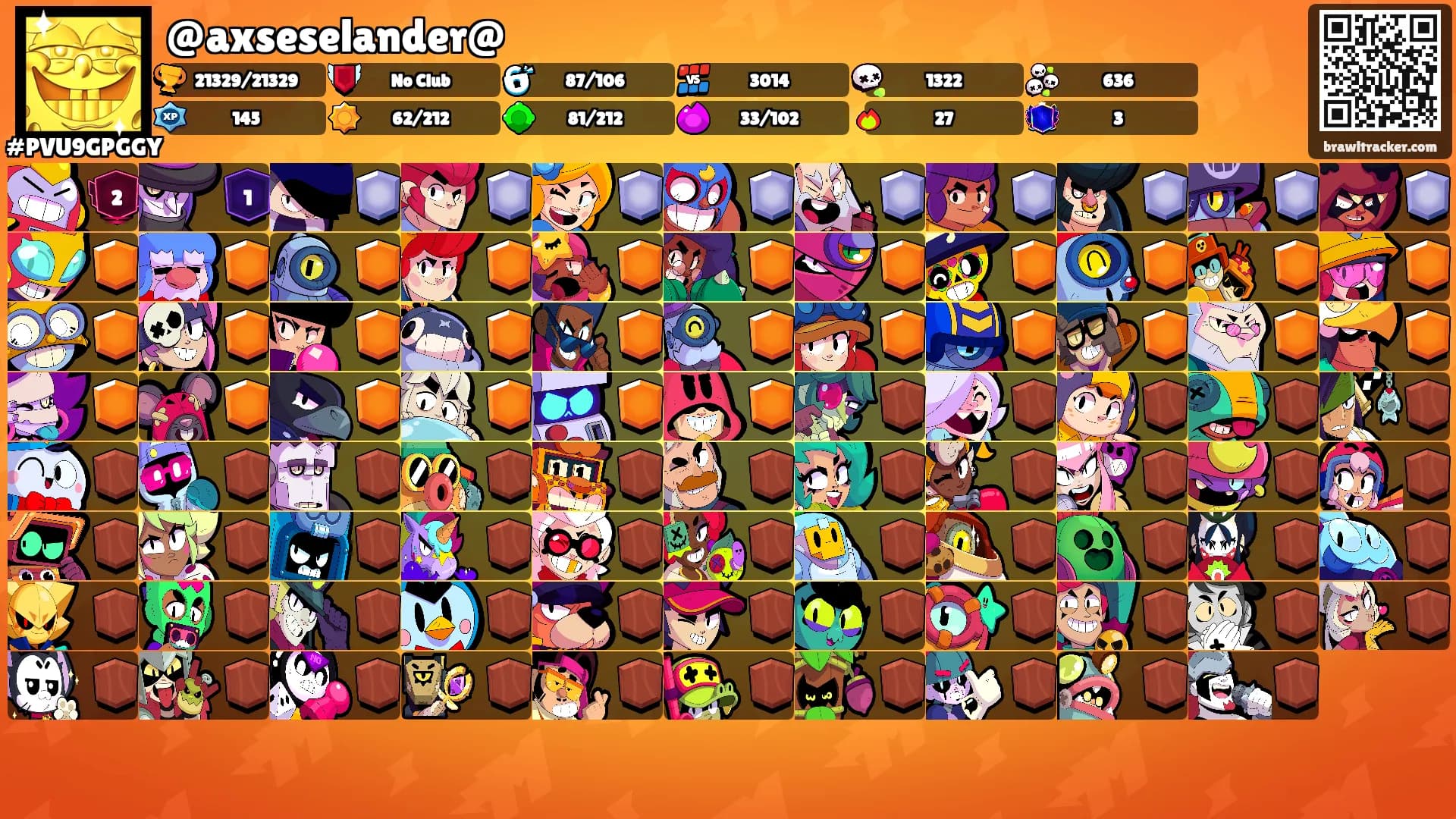 @axseselander@'s Ranks