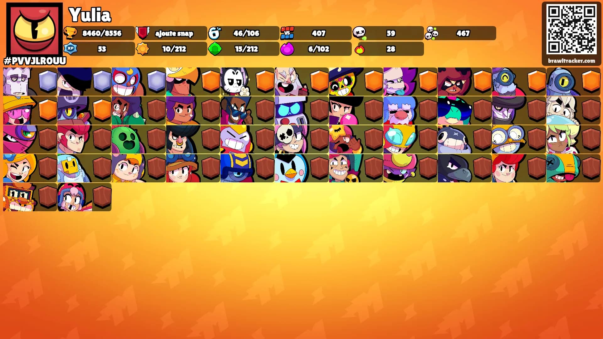 Yulia's Ranks