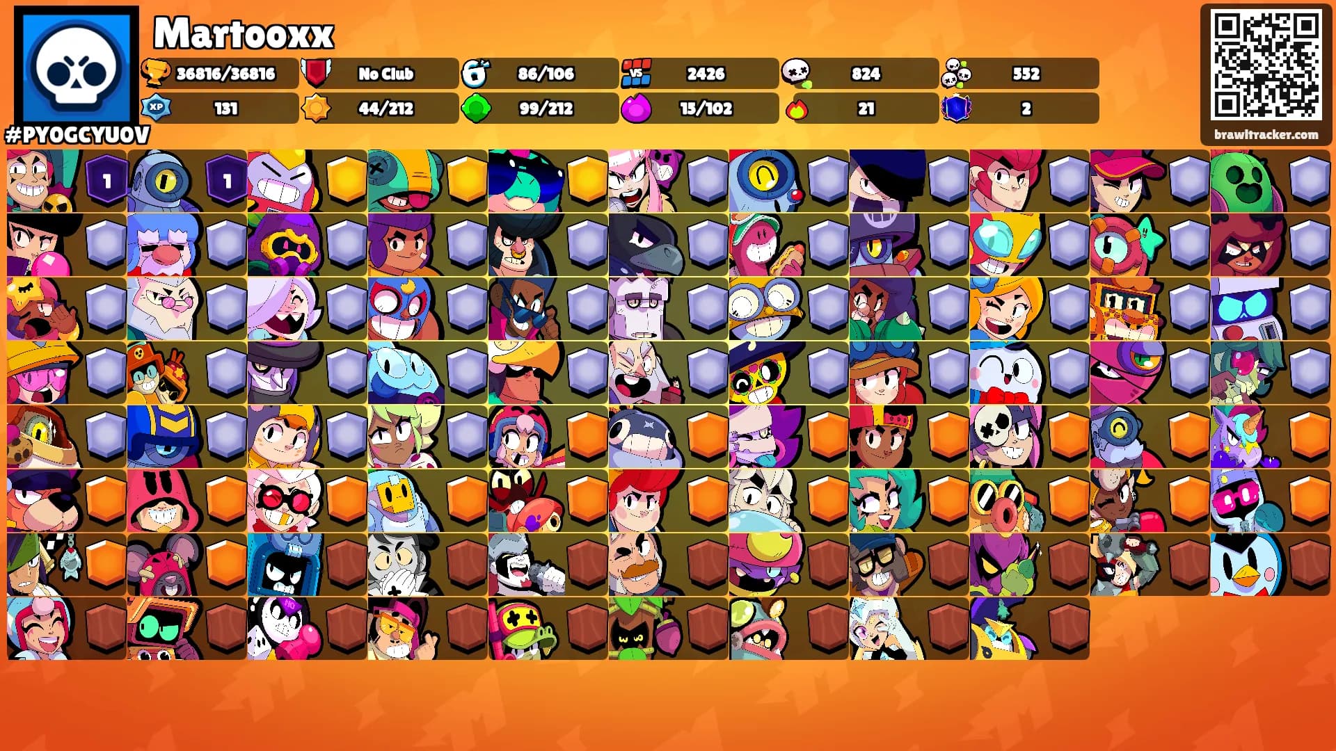 Martooxx's Ranks