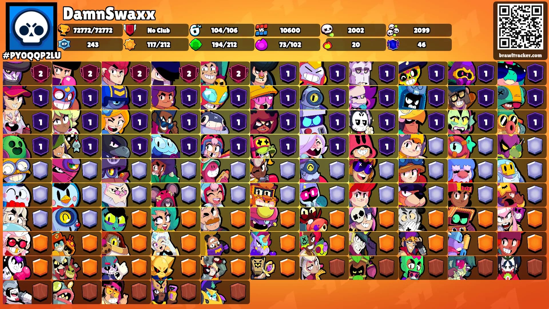 DamnSwaxx's Ranks