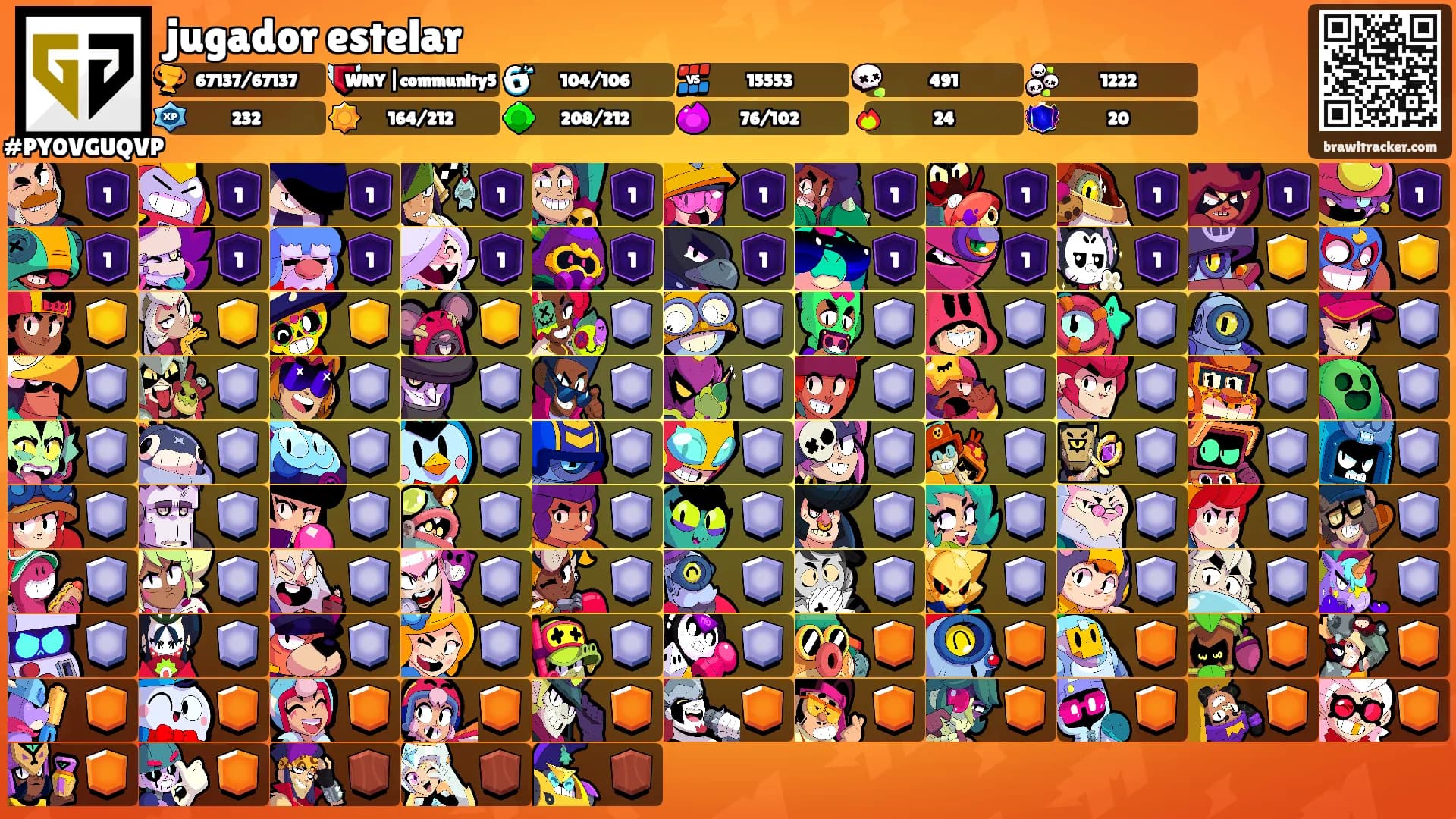jugador estelar's Ranks