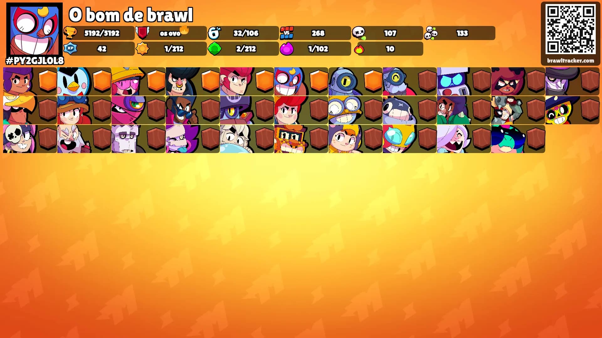 O bom de brawl's Ranks