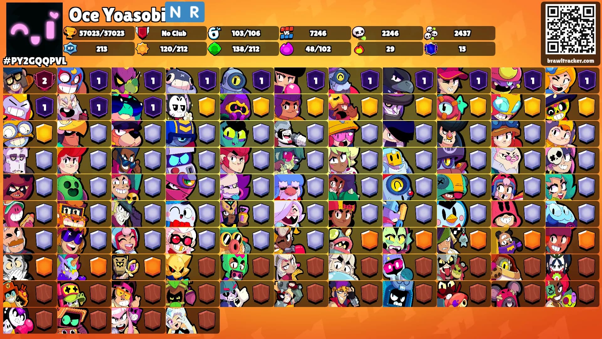 Oce Yoasobi🇳🇷's Ranks