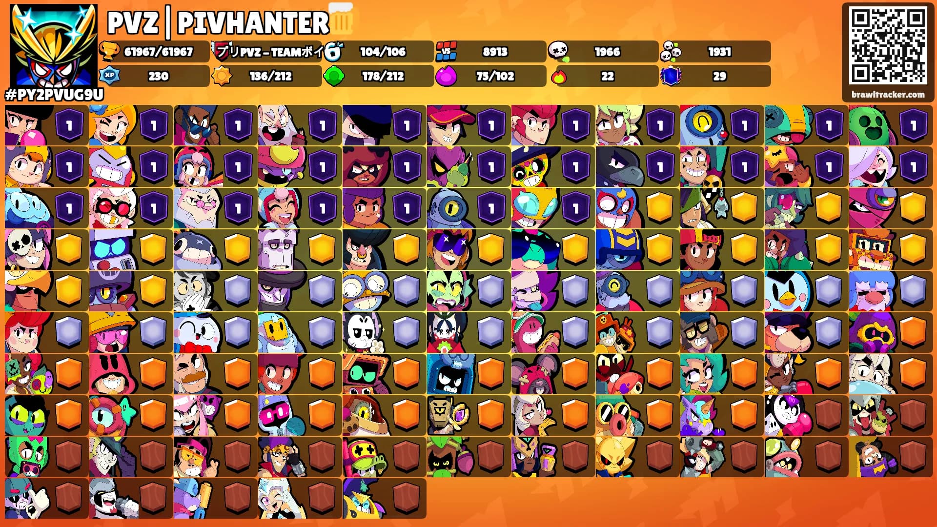 PVZ|PIVHANTER🍺's Ranks
