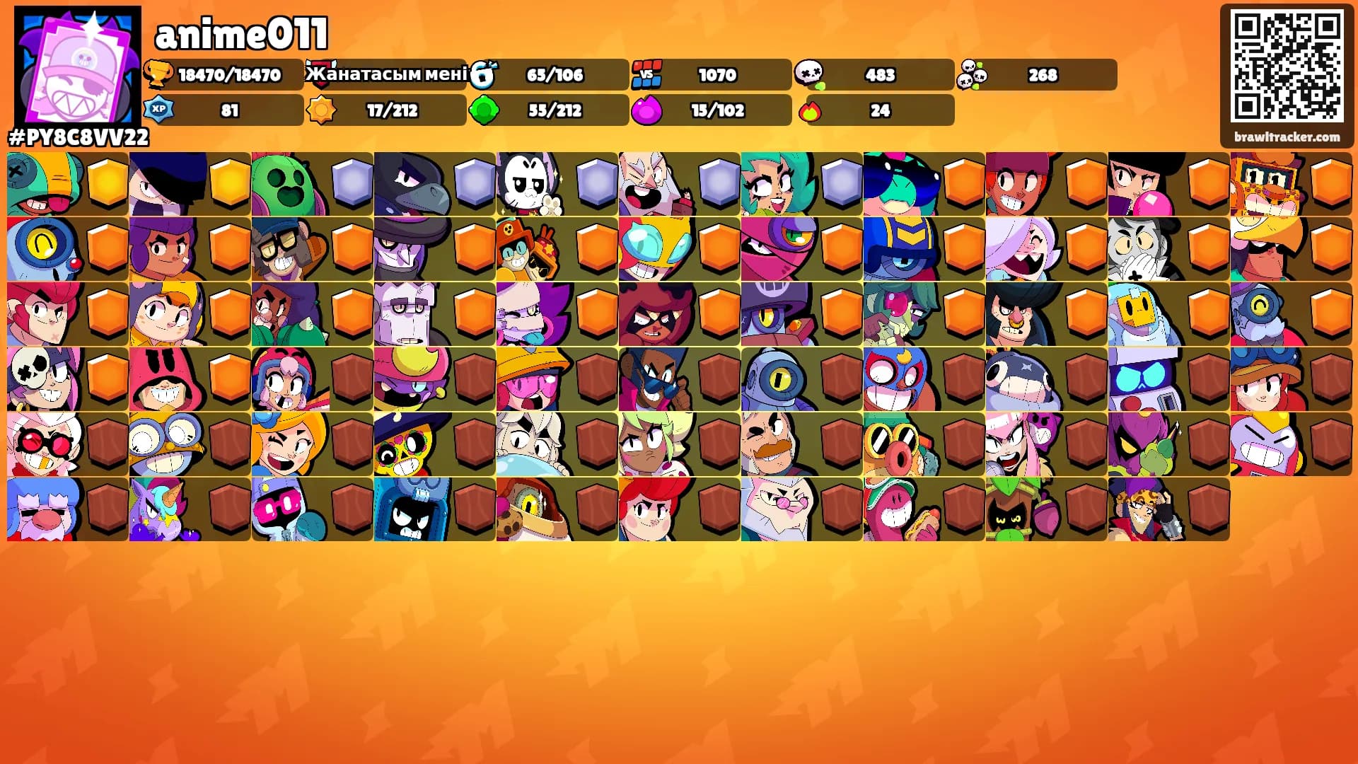 anime011's Ranks