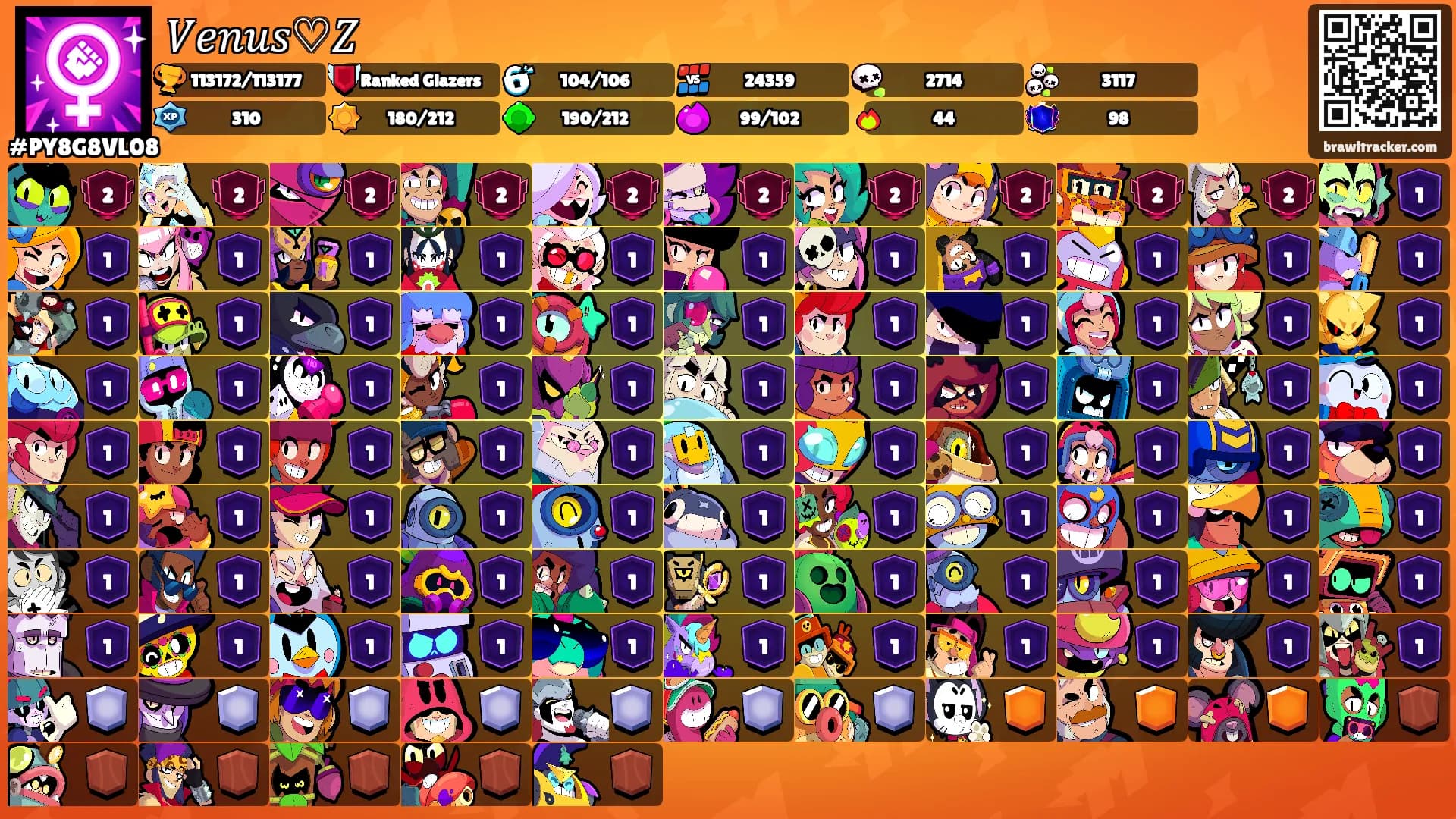 𝑉𝑒𝑛𝑢𝑠♡𝑍's Ranks