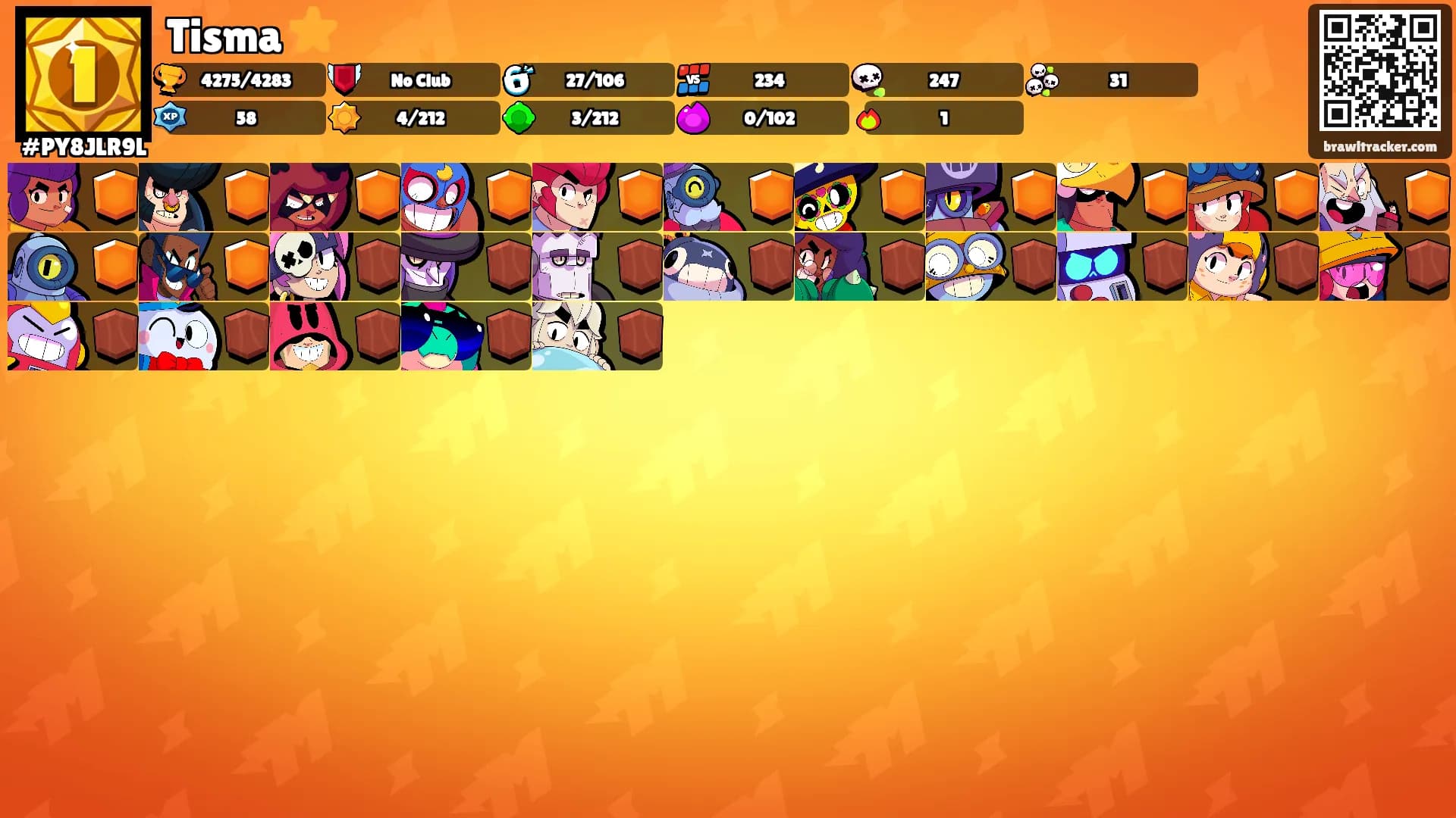 Tisma ⭐️'s Ranks