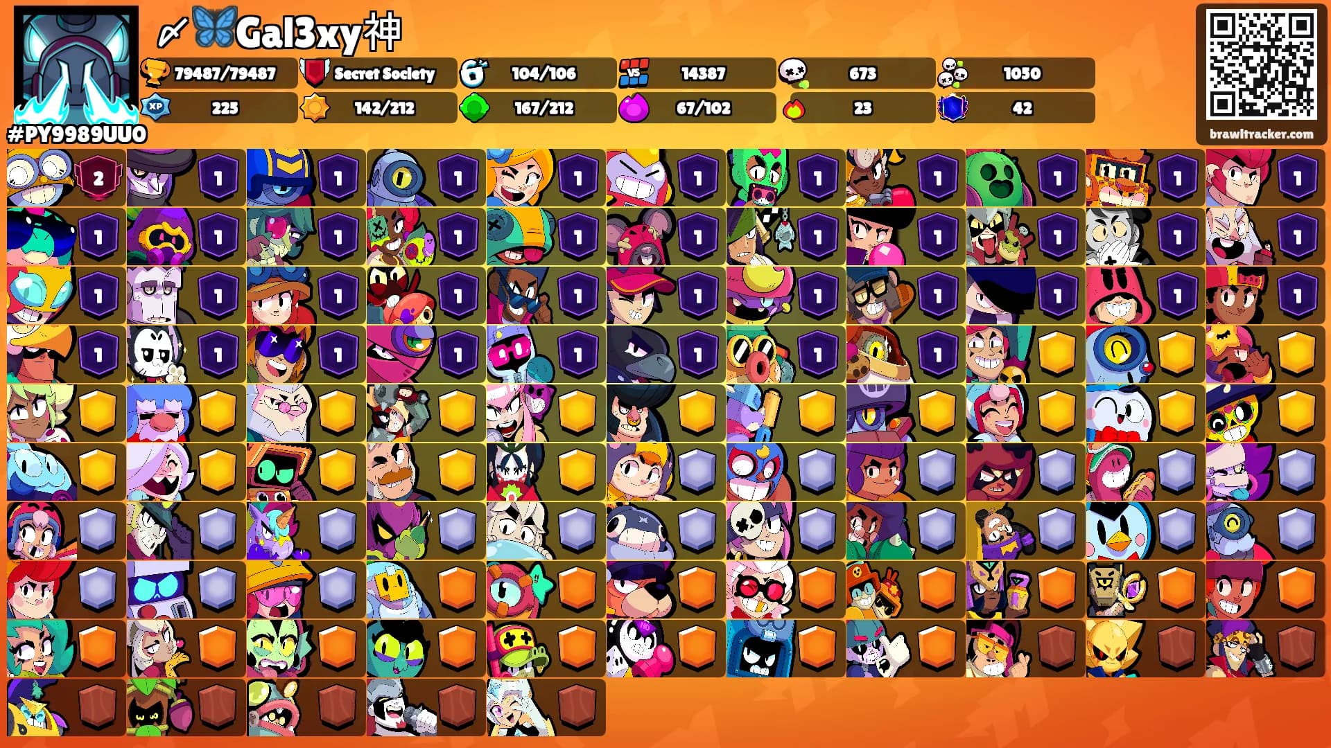 〆🦋Gal3xy神's Ranks