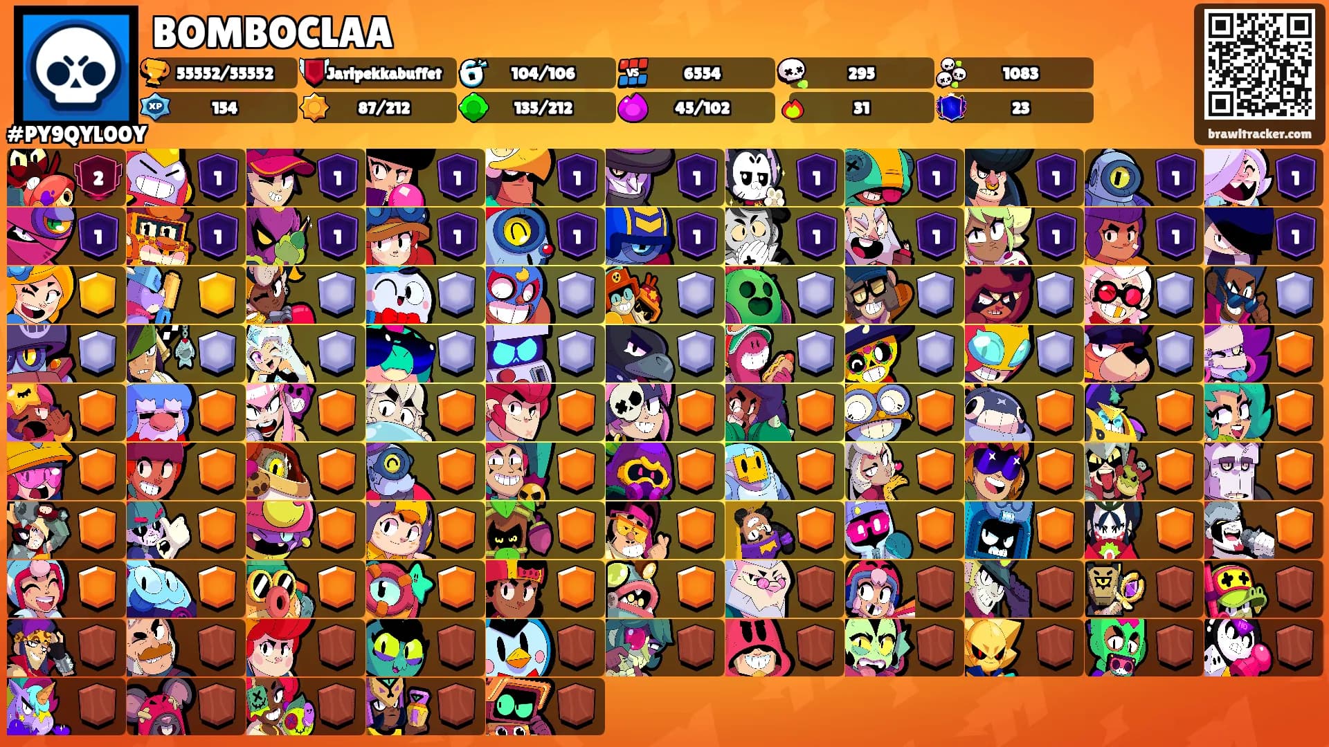 BOMBOCLAA's Ranks