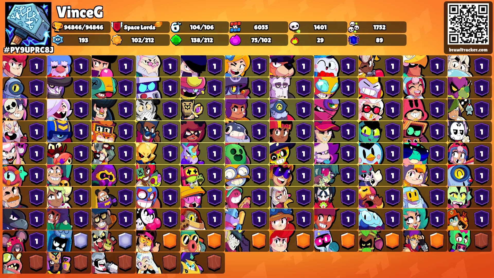 VinceG's Ranks