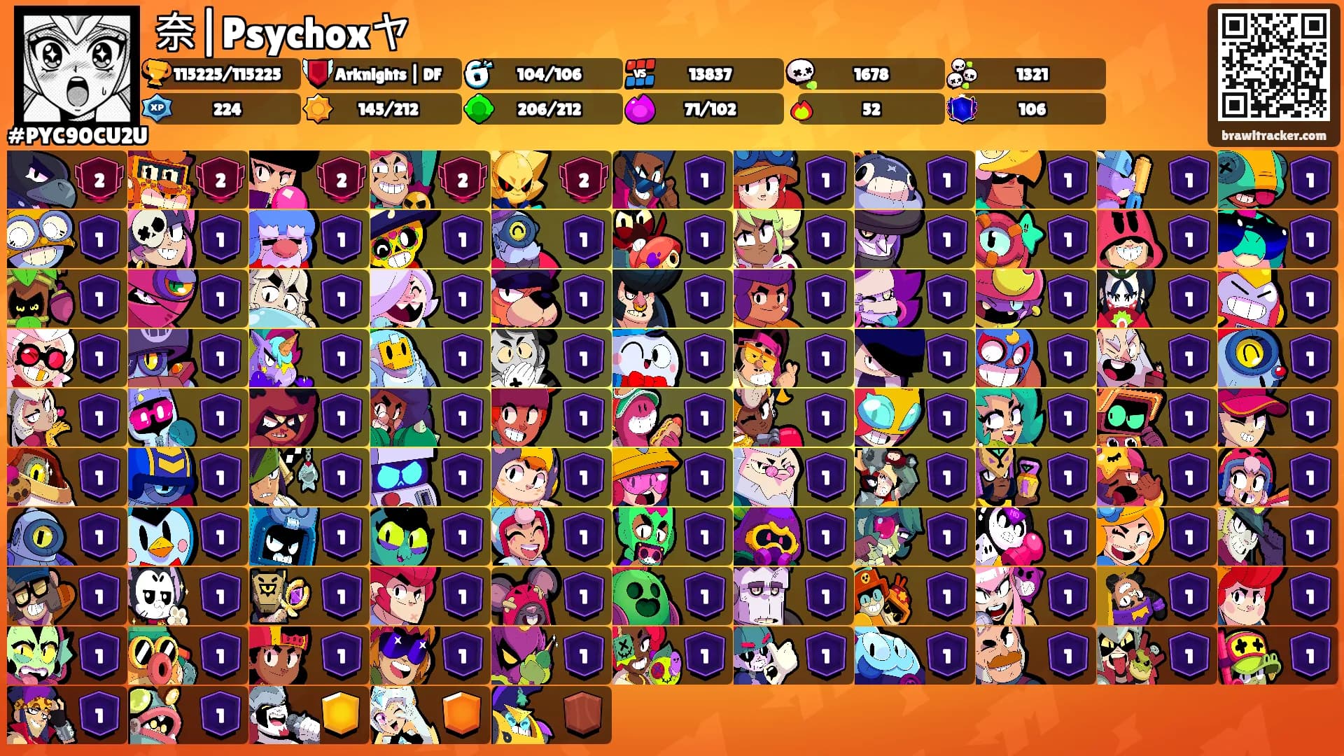 奈|Psychoxヤ's Ranks