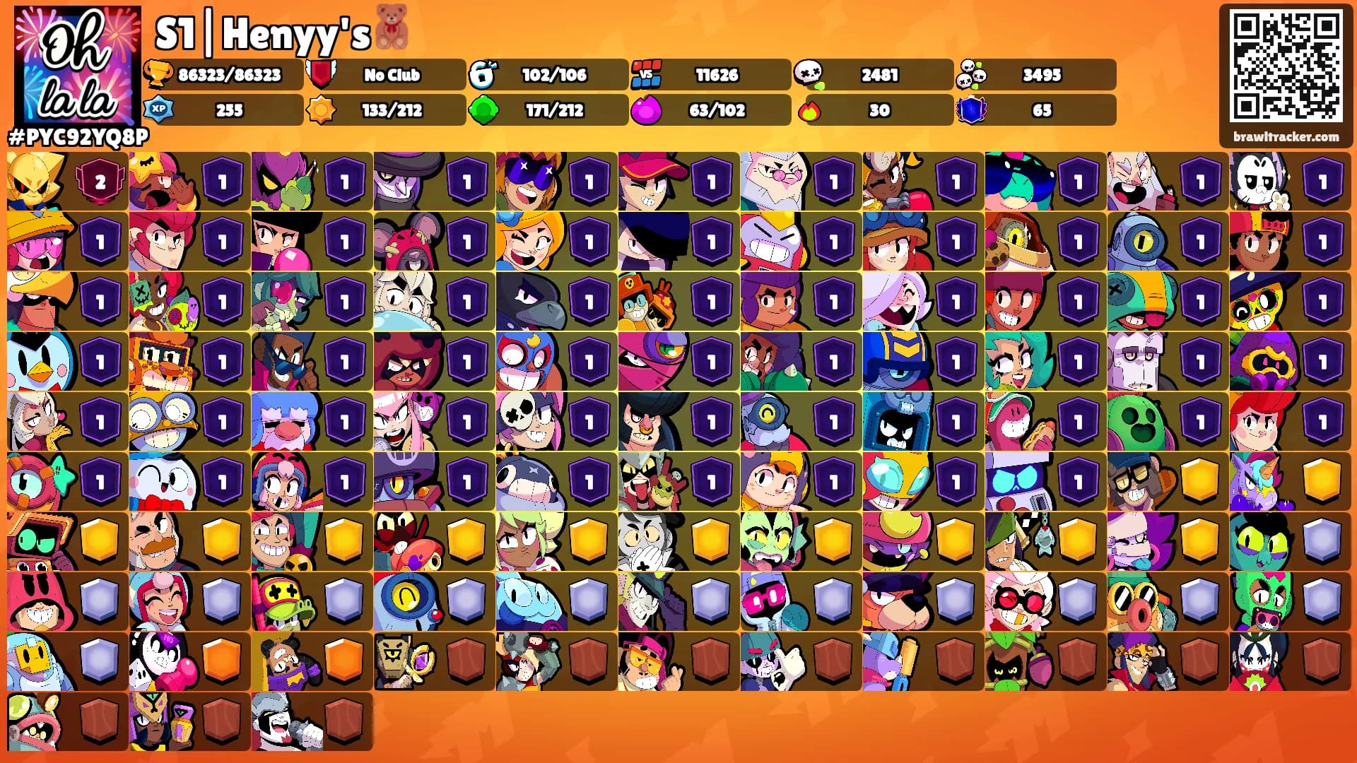 S1|Henyy's🧸's Ranks