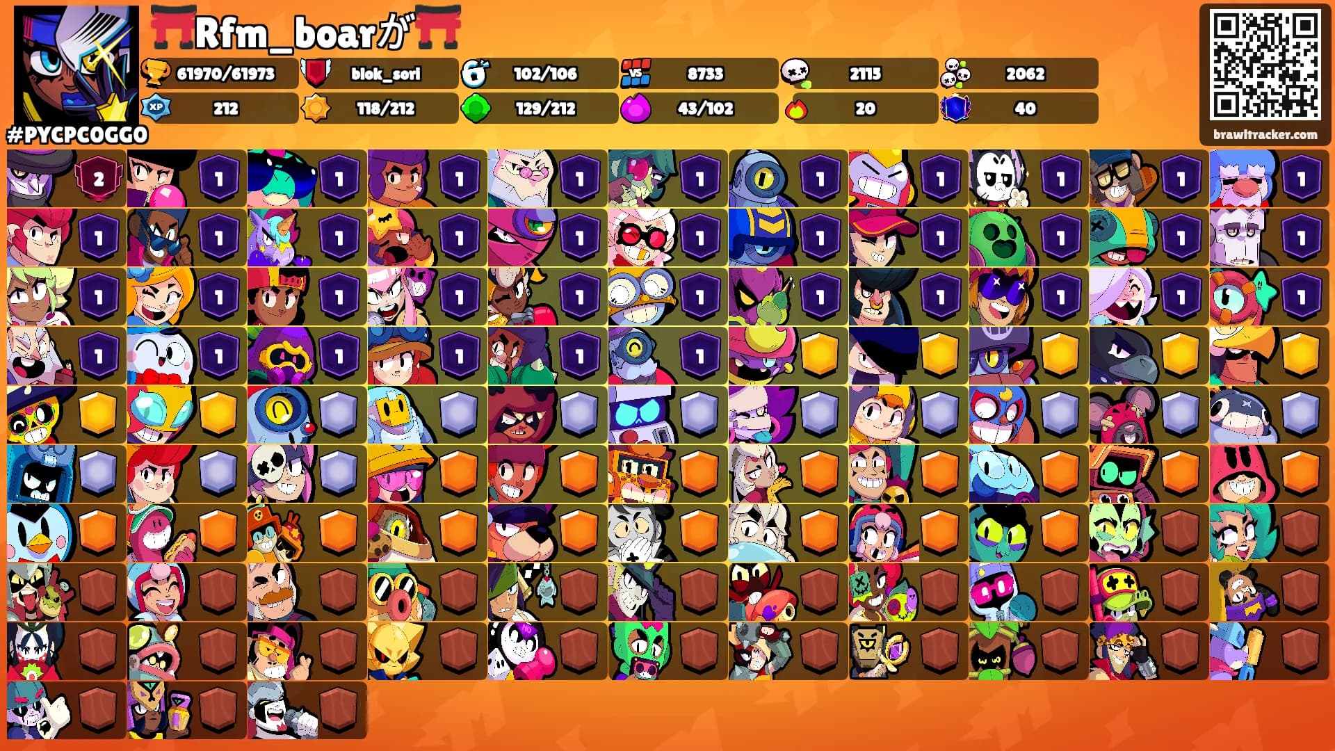 ⛩️Rfm_boarが⛩️'s Ranks