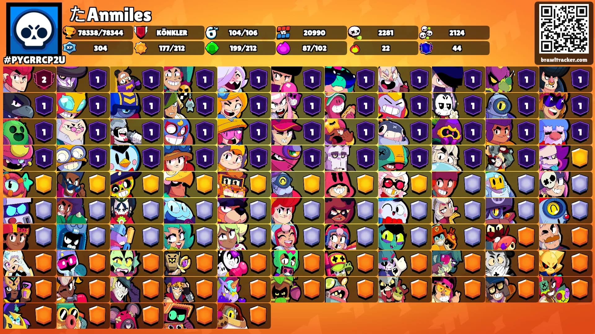 たAnmiles's Ranks