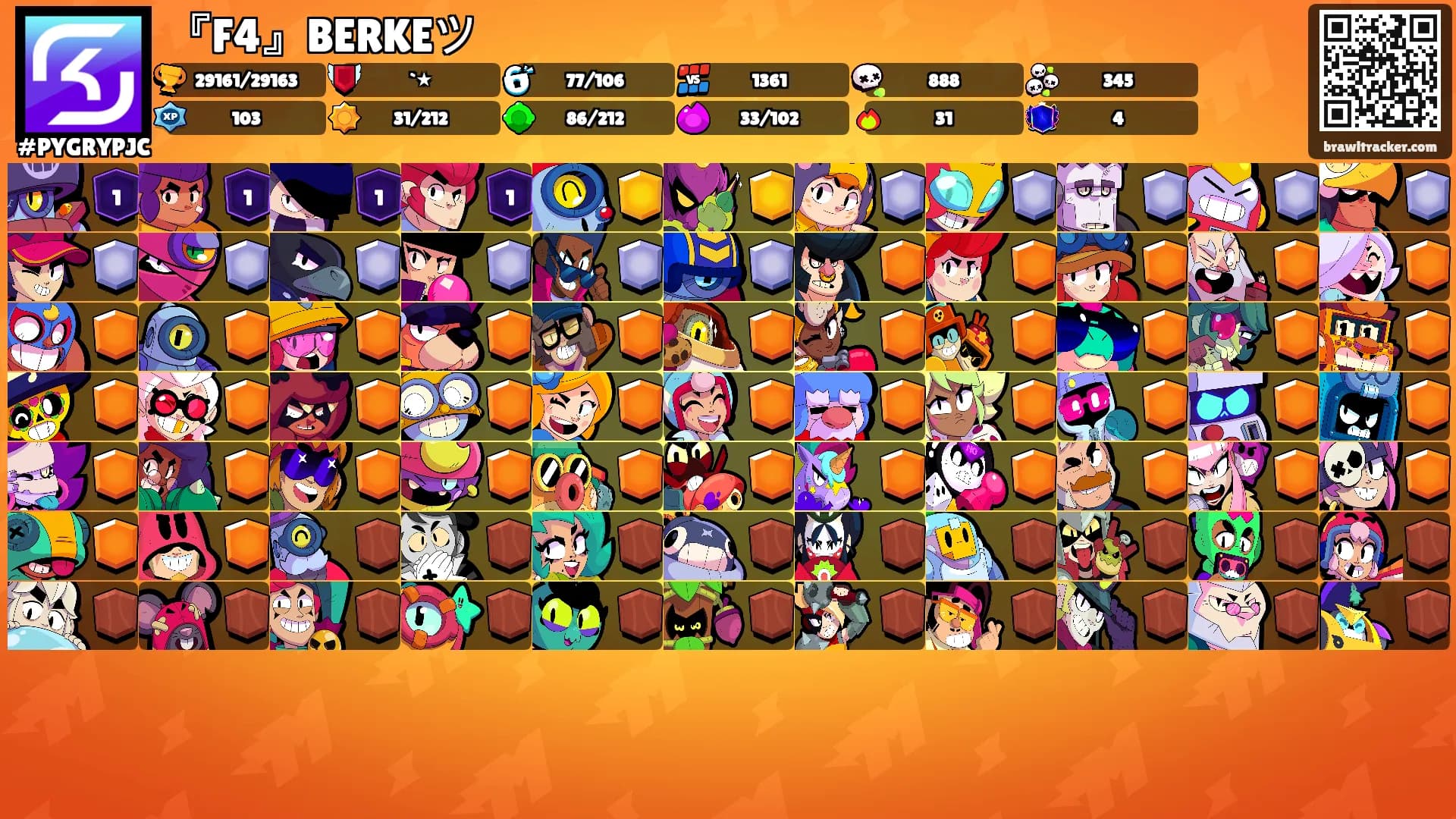『F4』BERKEツ's Ranks