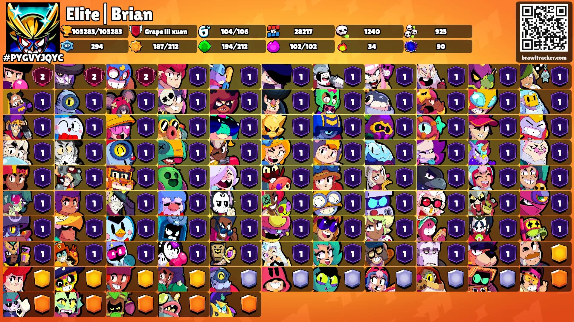 Elite|Brian's Ranks