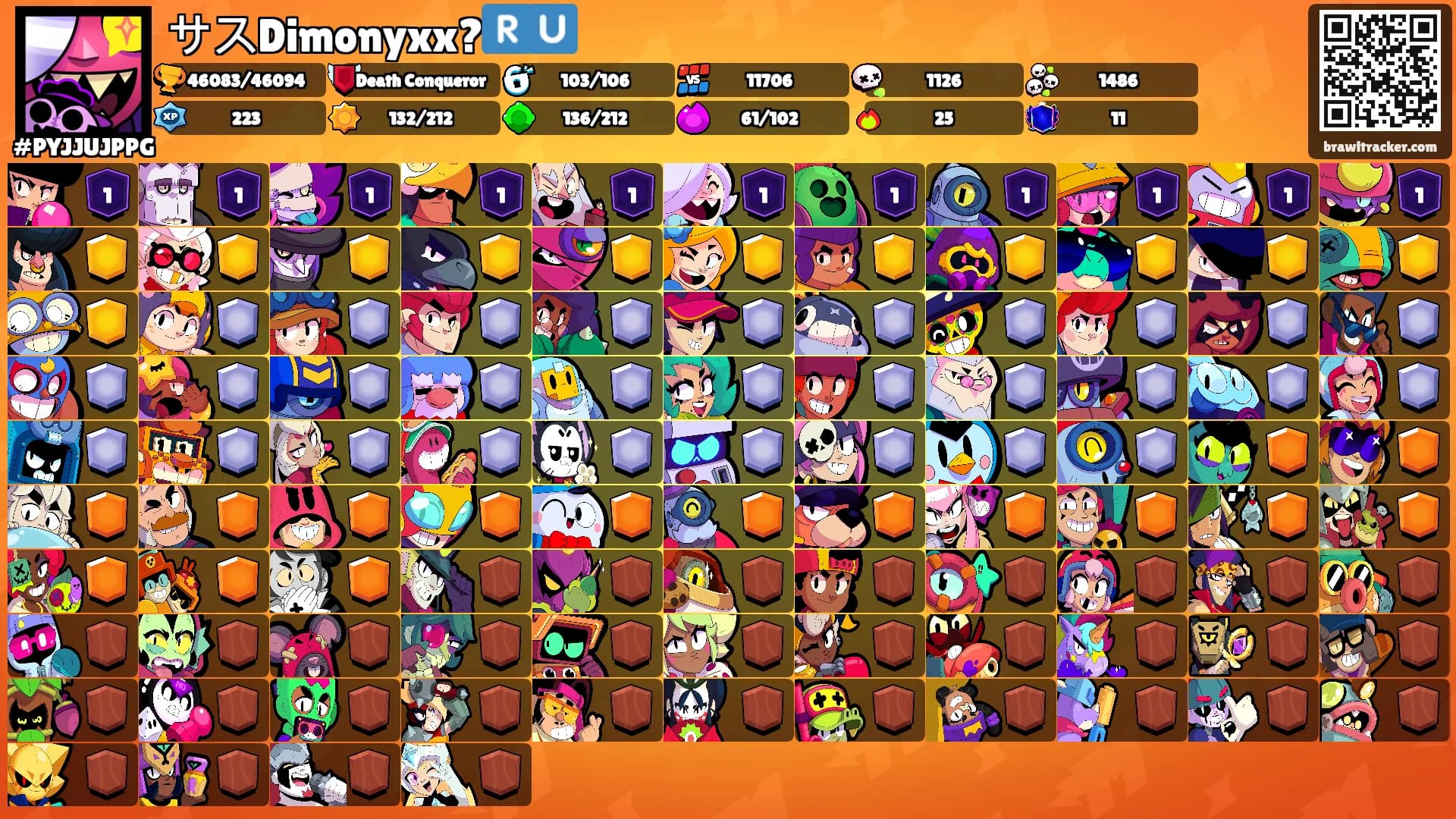 サスDimonyxx?🇷🇺's Ranks