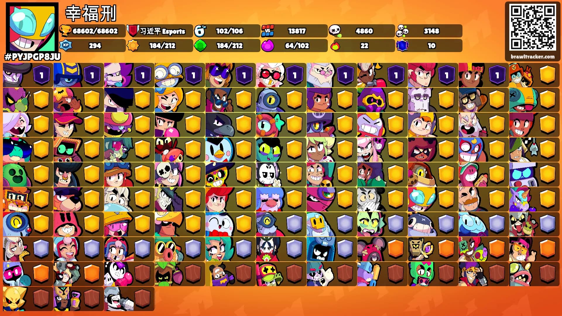 幸福刑's Ranks