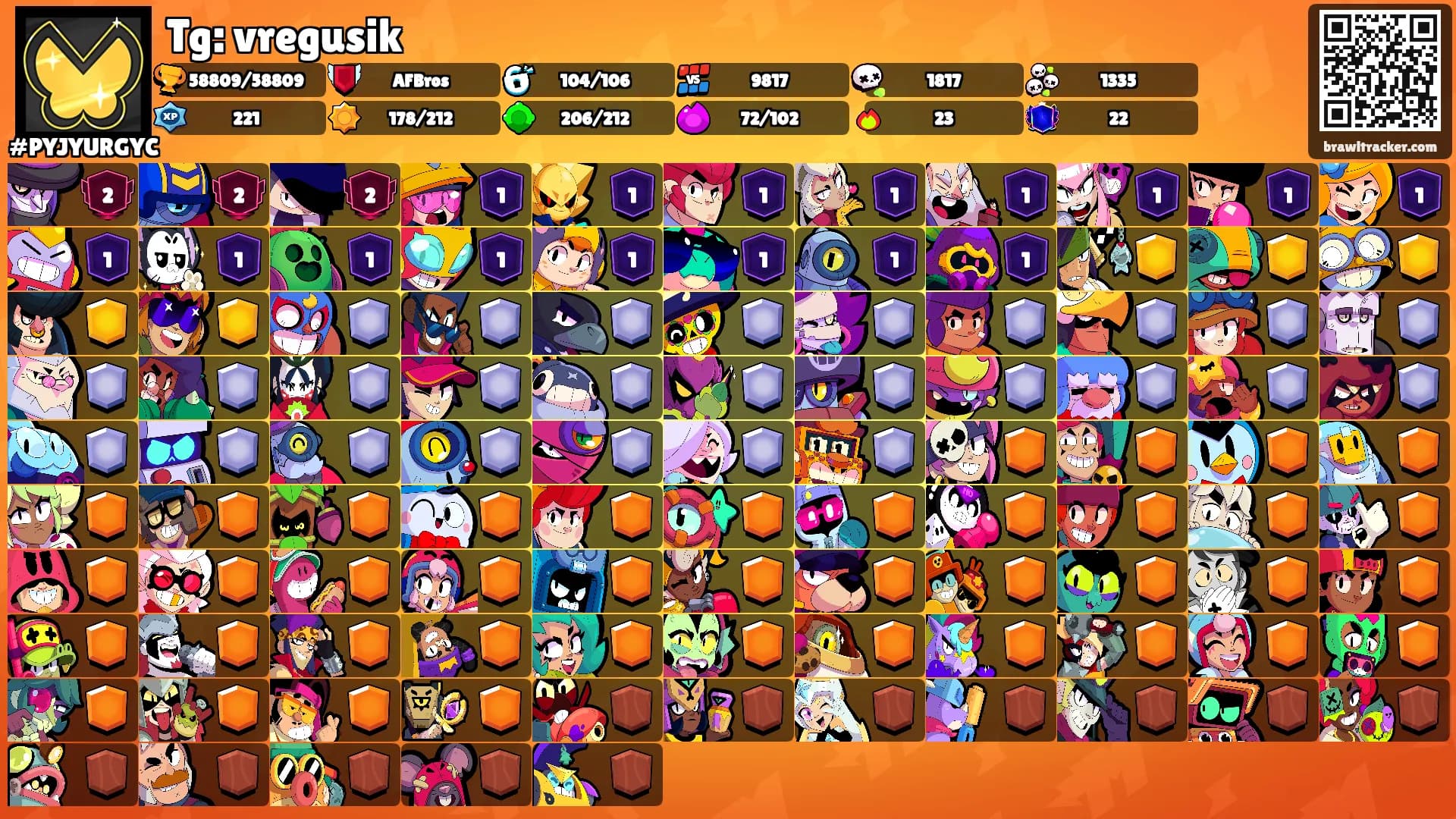 Tg: vregusik's Ranks