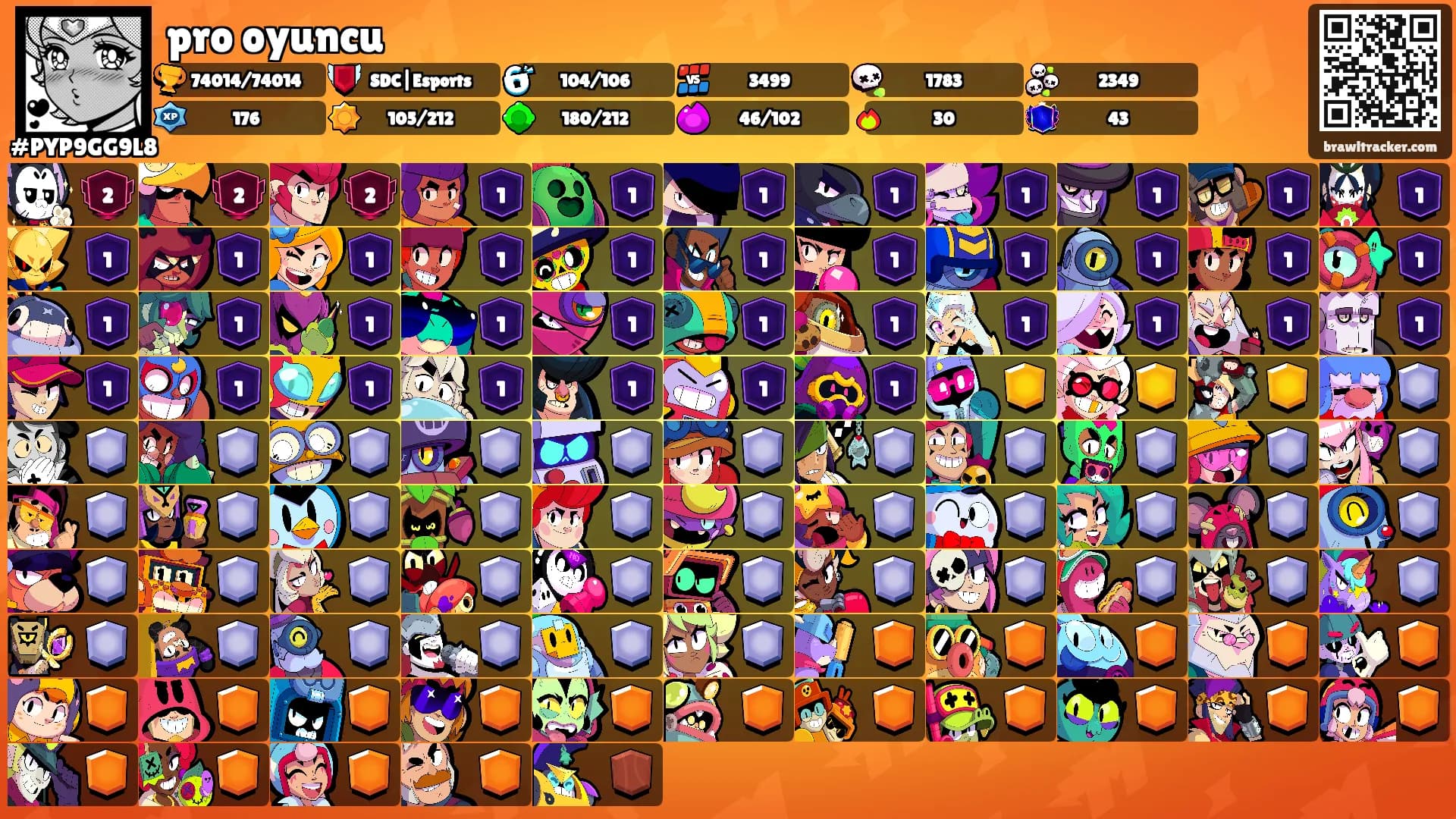 pro oyuncu's Ranks