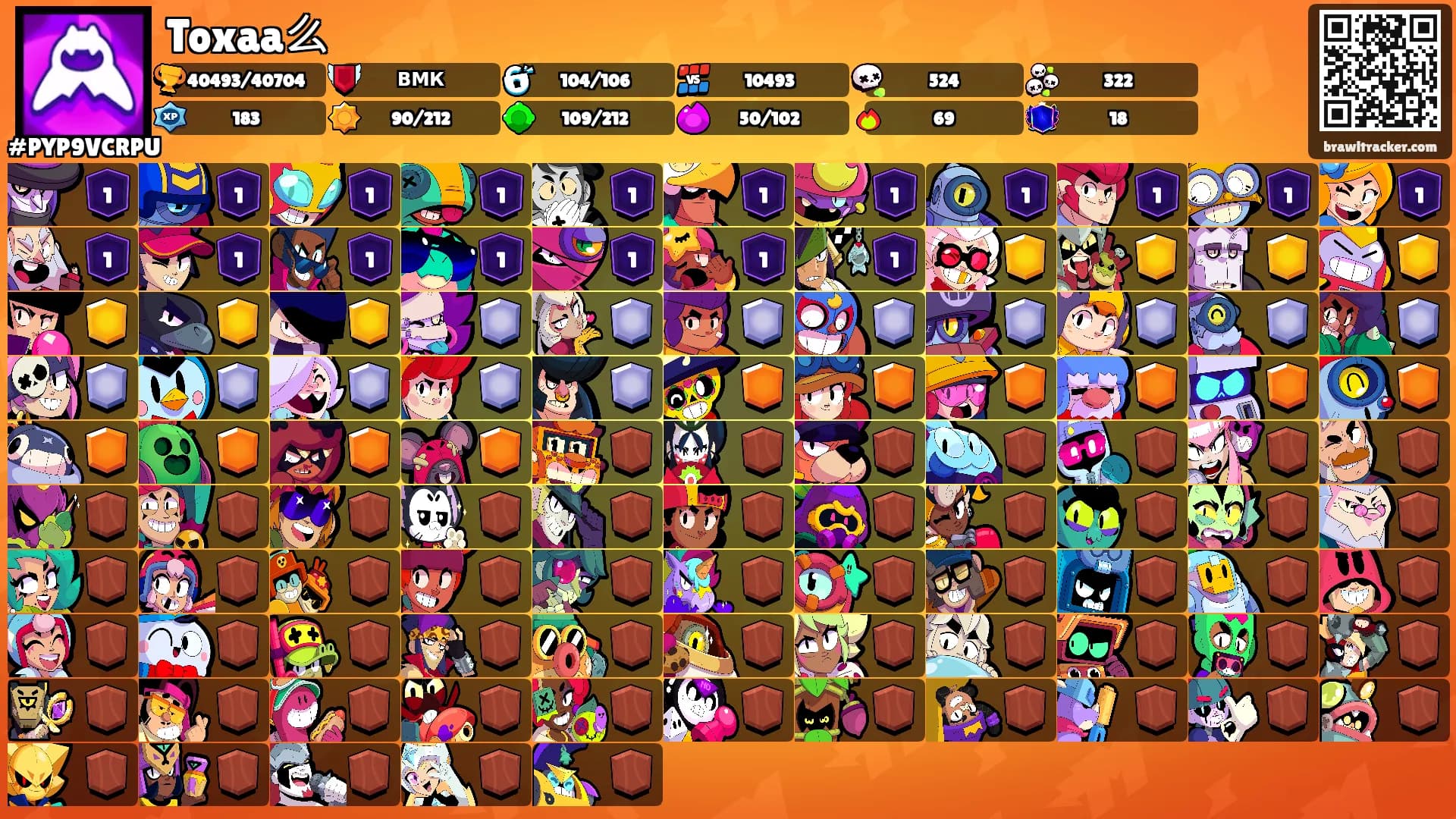 Toxaa么's Ranks