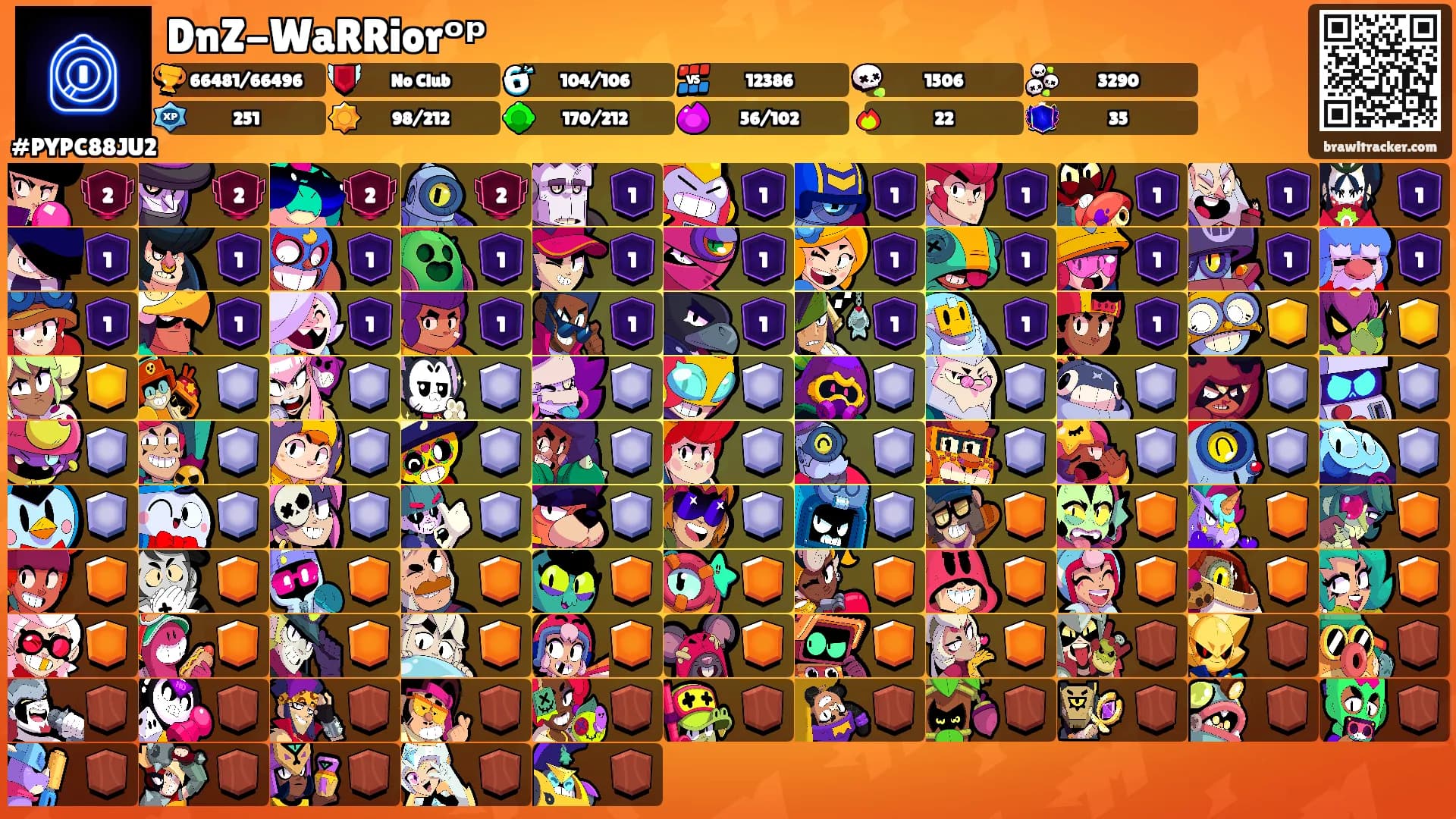 DnZ-WaRRiorᵒᵖ's Ranks