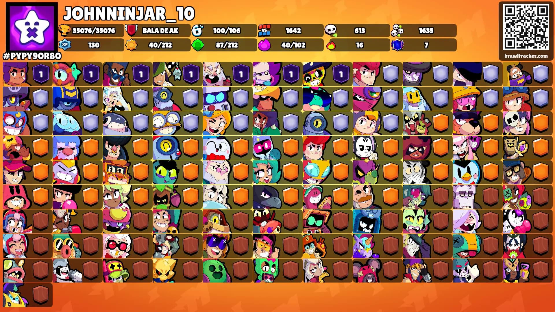 JOHNNINJAR_10's Ranks