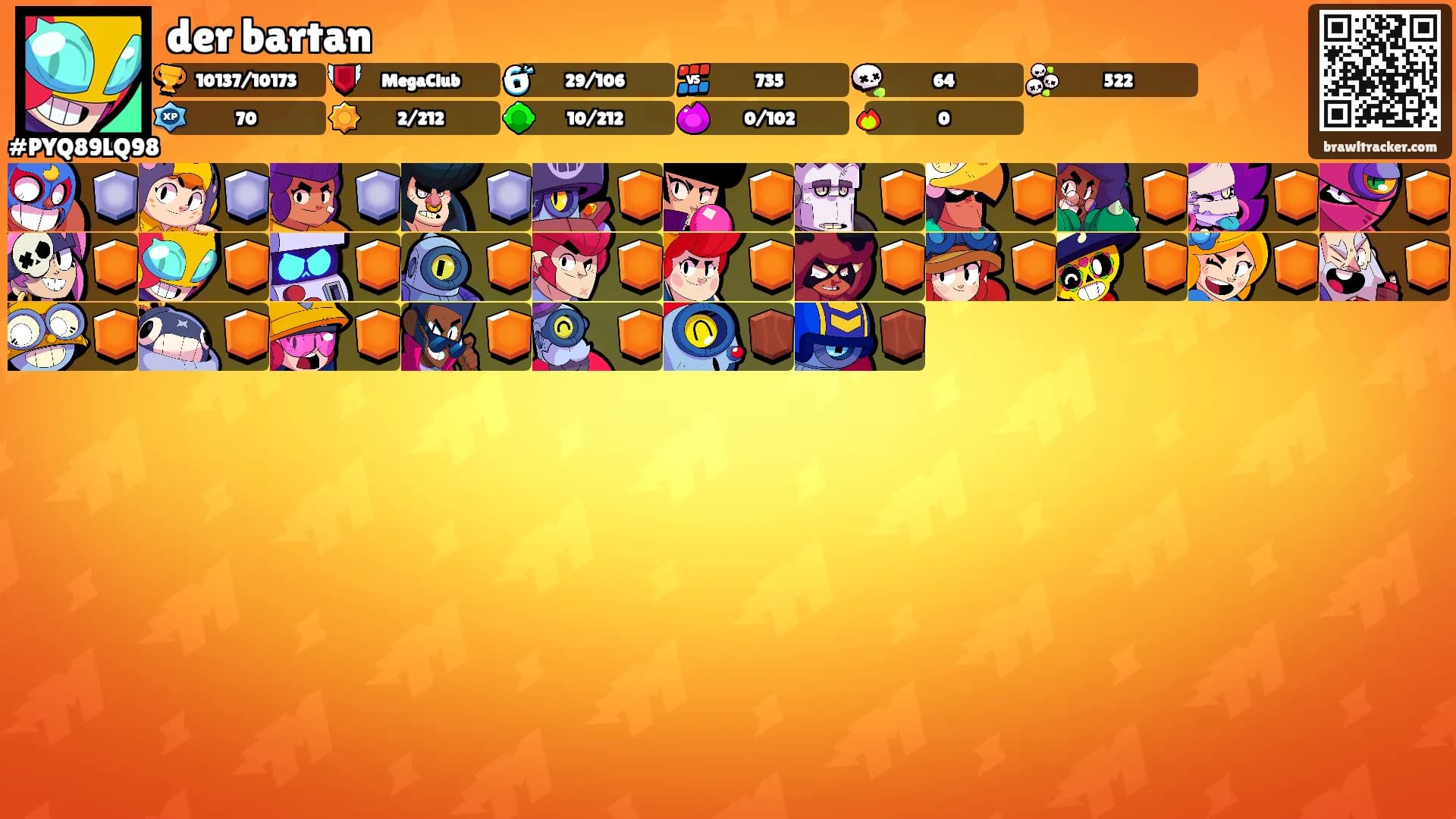 der bartan's Ranks