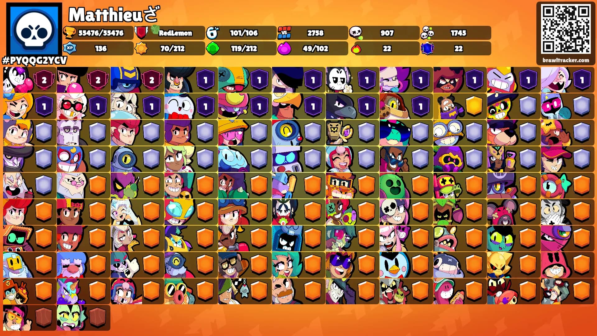 Matthieuざ's Ranks