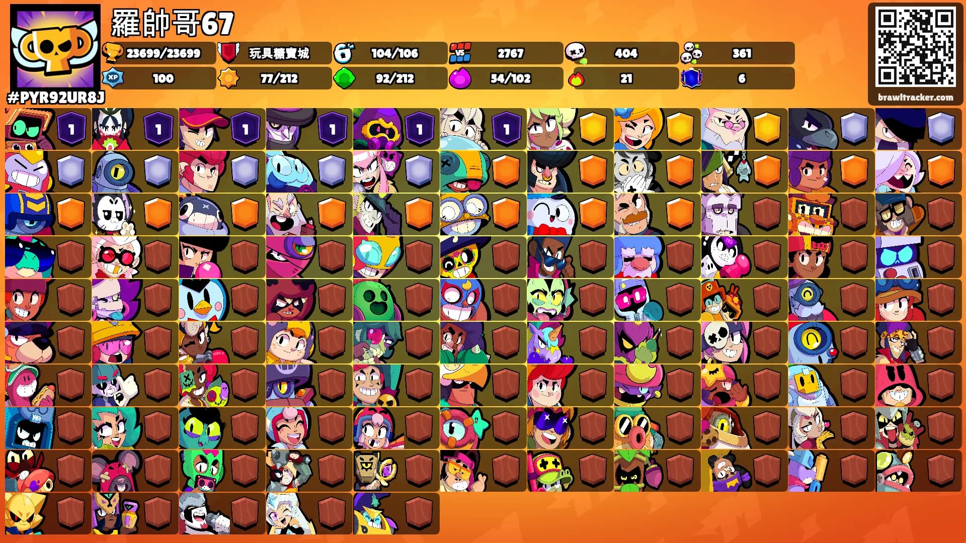 羅帥哥67's Ranks