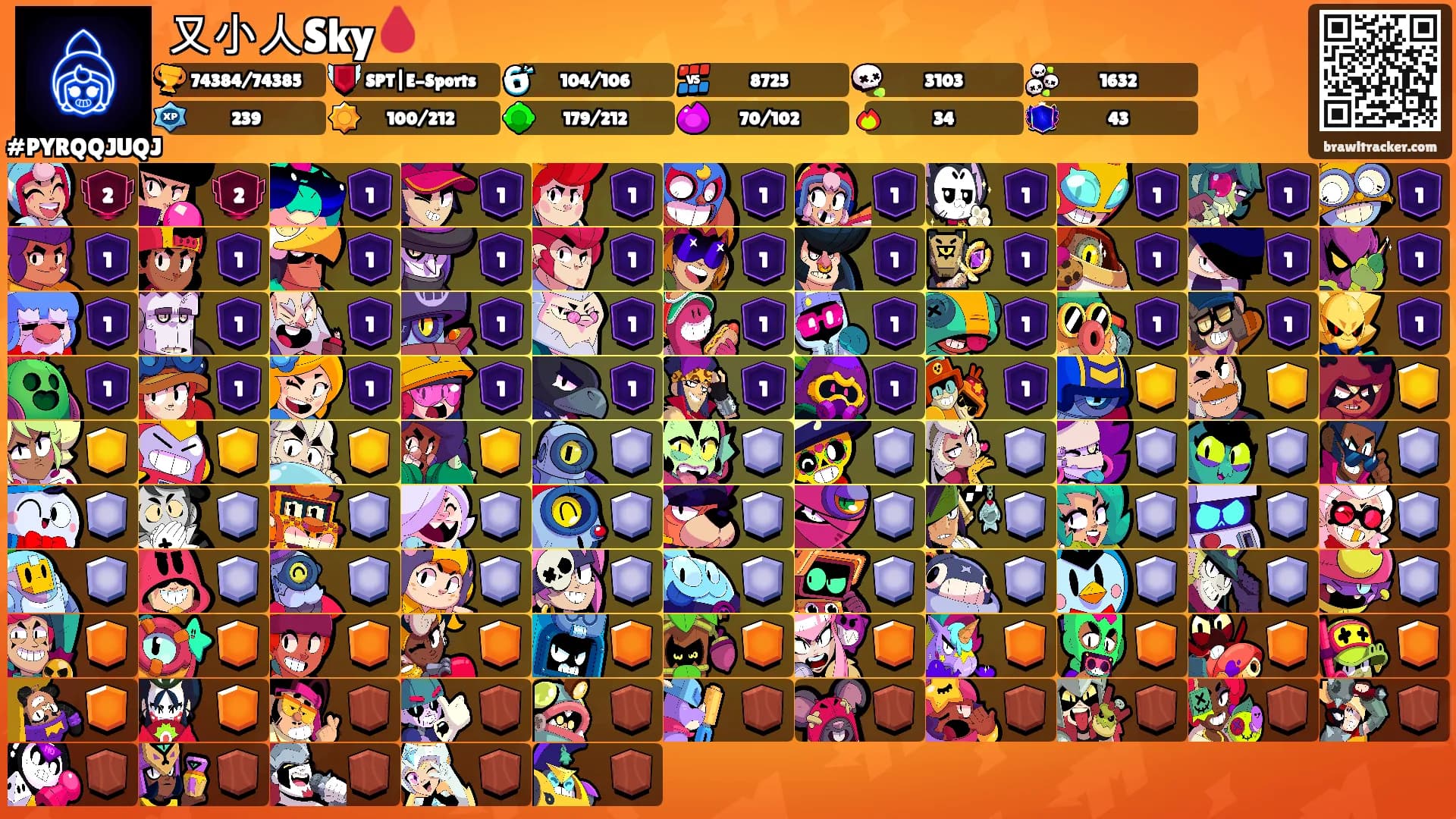 又小人Sky🩸's Ranks