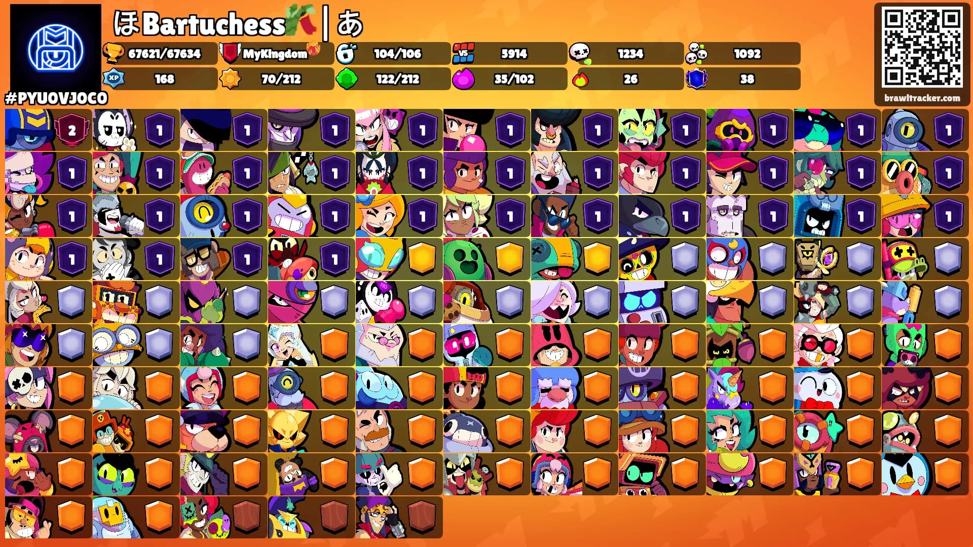 ほBartuchess🎋|あ's Ranks