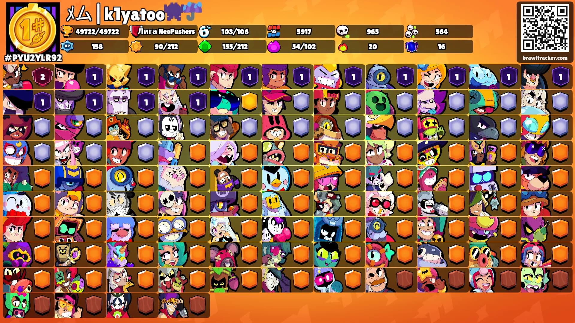 ﾒム|k1yatoo👾☔️'s Ranks