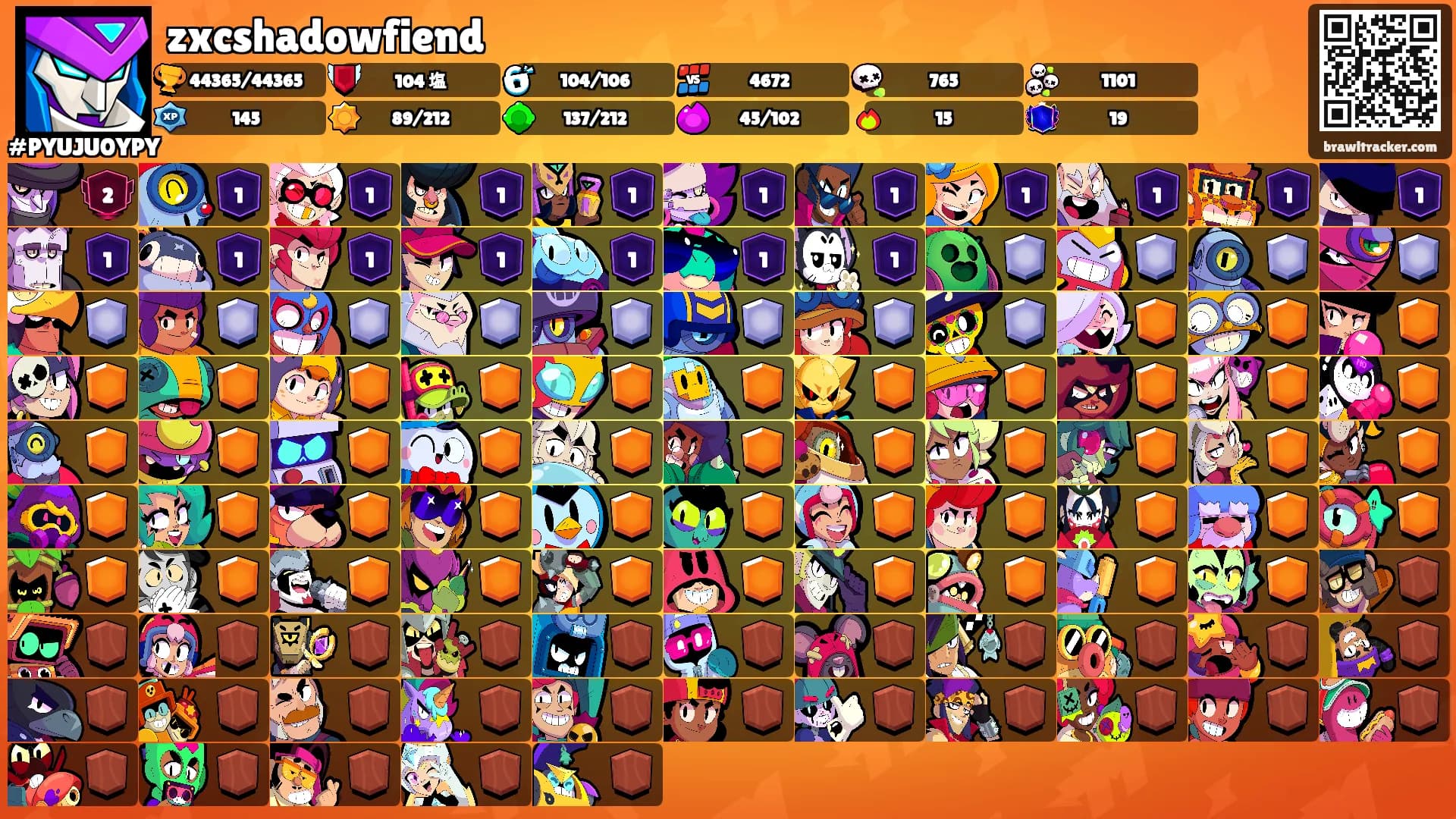 zxcshadowfiend's Ranks