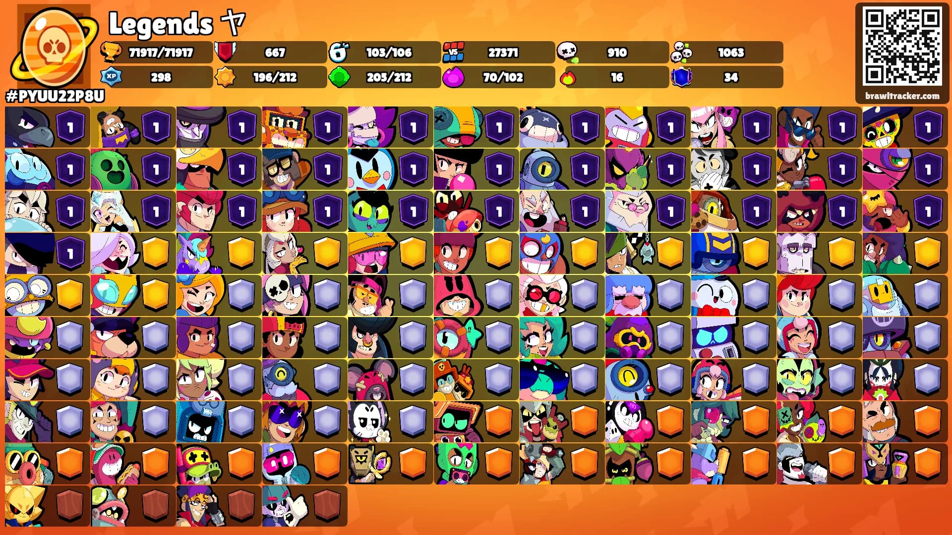 Legends ヤ's Ranks