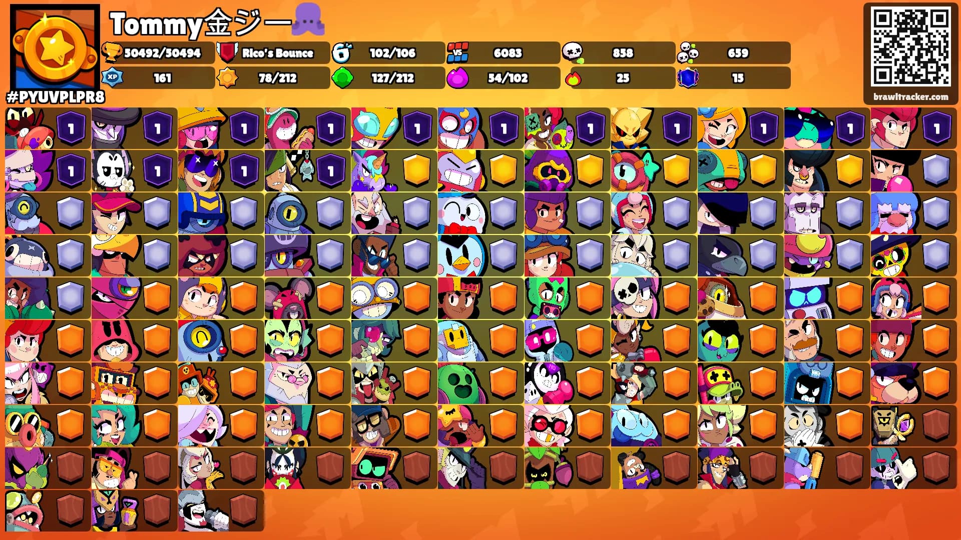 Tommy金ジー🐙's Ranks