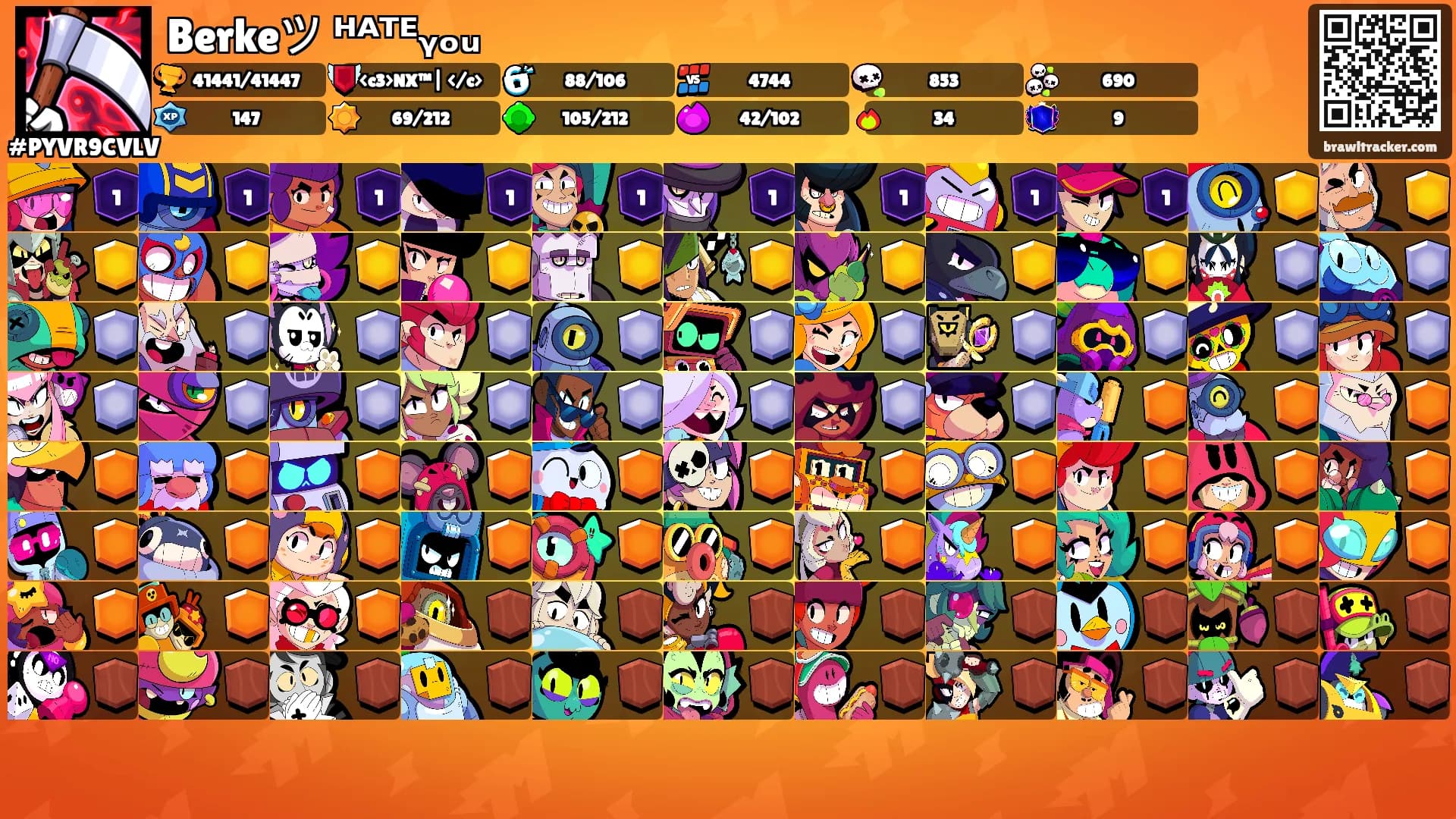 Berkeツ ᴴᴬᵀᴱᵧₒᵤ's Ranks